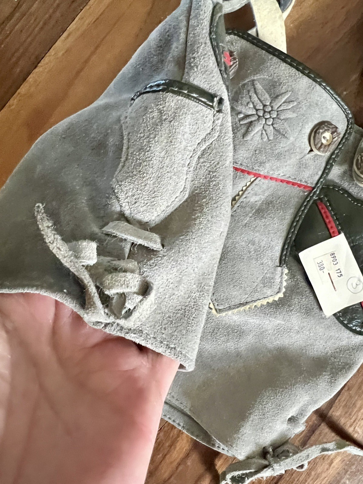 Vintage German Suede Lederhosen CHILD’s Shorts Suspenders Oktoberfest Alpine
