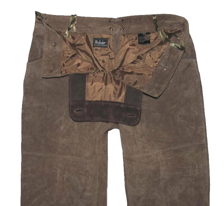Long – WOODPECKER – Lederhosen For Men In Khaki Size 25