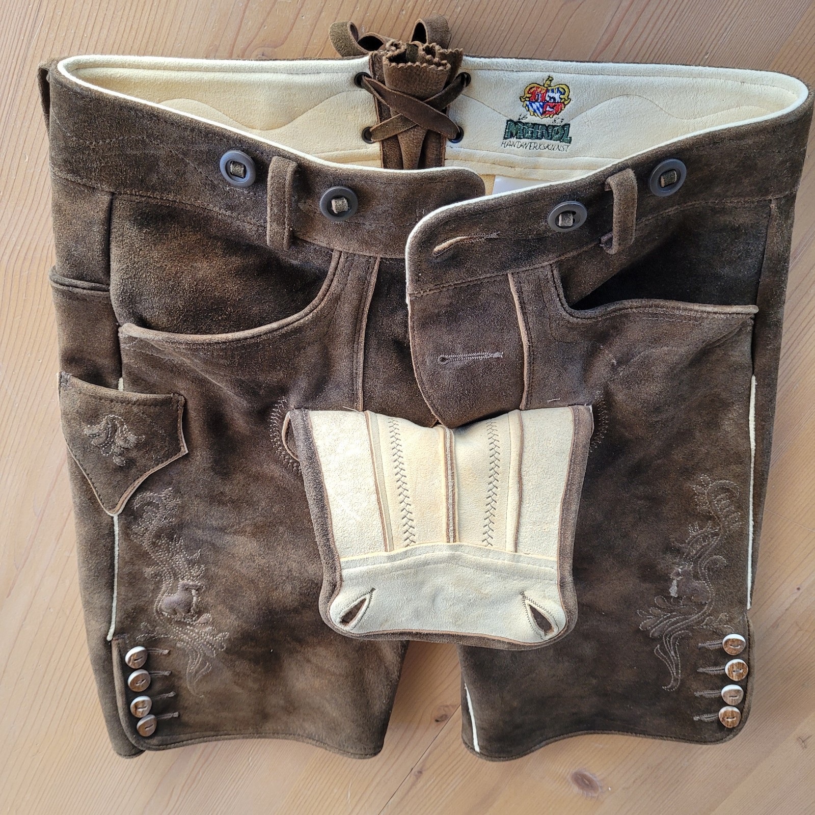 Meindl Lederhosen Lampoding, 46, unworn!