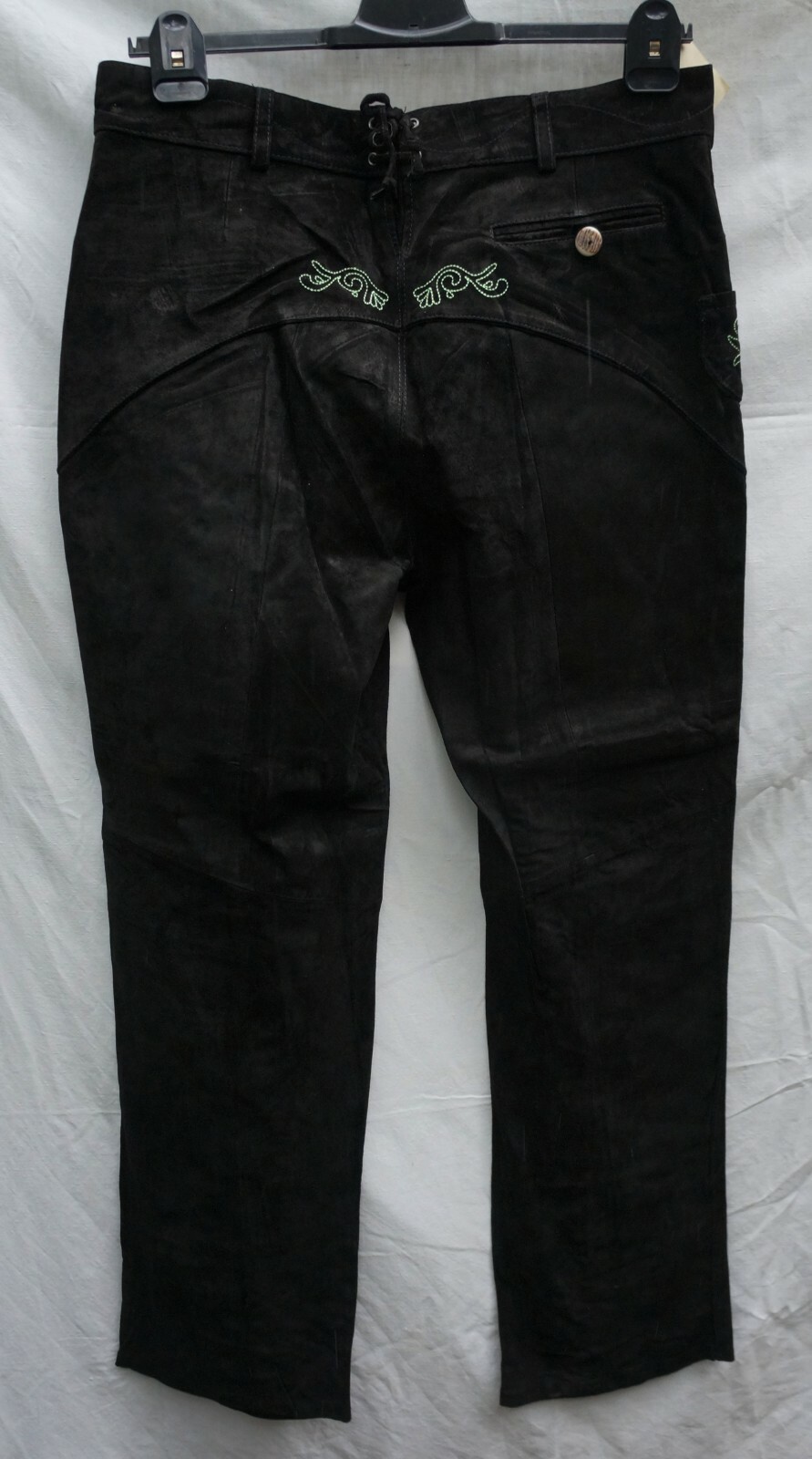 Lederhosen costume pants black 52 John F.Gee leather pants NP140 €