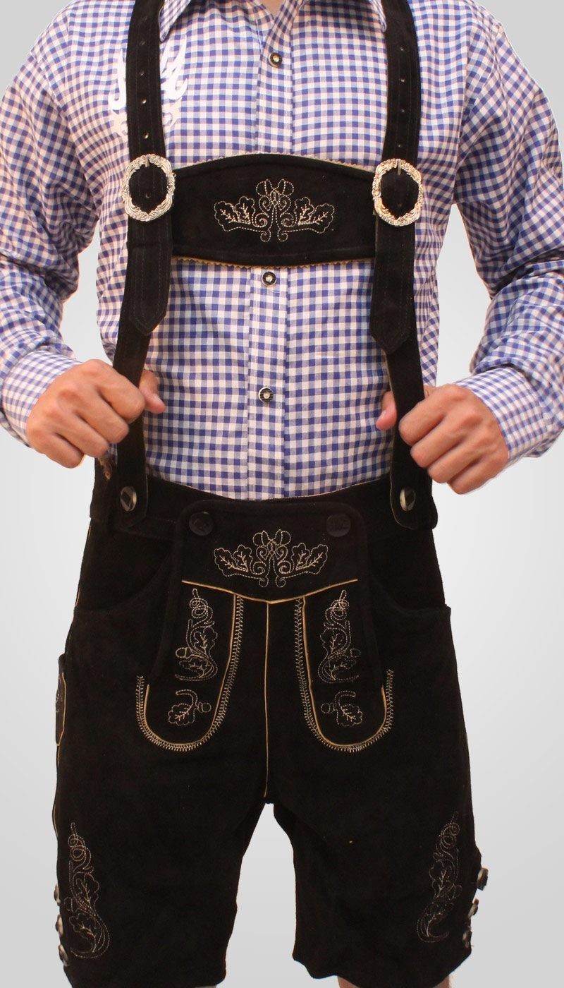 Authentic Bavarian Lederhosen Oktoberfest Costume Traditional German Lederhosen