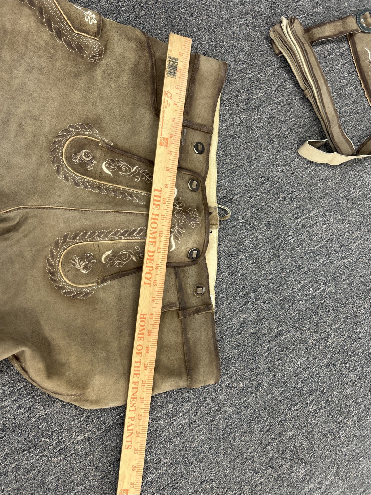 lederhosen Store men leather Shorts Bavarian Classic 58 EU 41-42 Uk/US