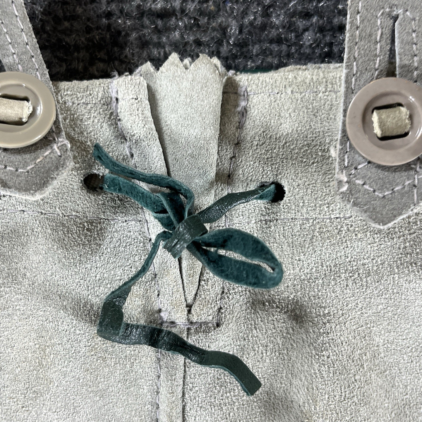 Vintage Bavarian Lederhosen Leather Suede Pants Trachten Shirt Child Boy Toddler