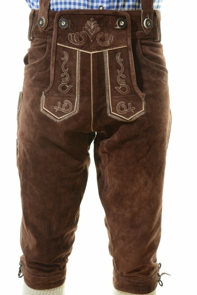 Traditional German Oktoberfest Lederhosen Costume German Outfit Tracht Bundhosen