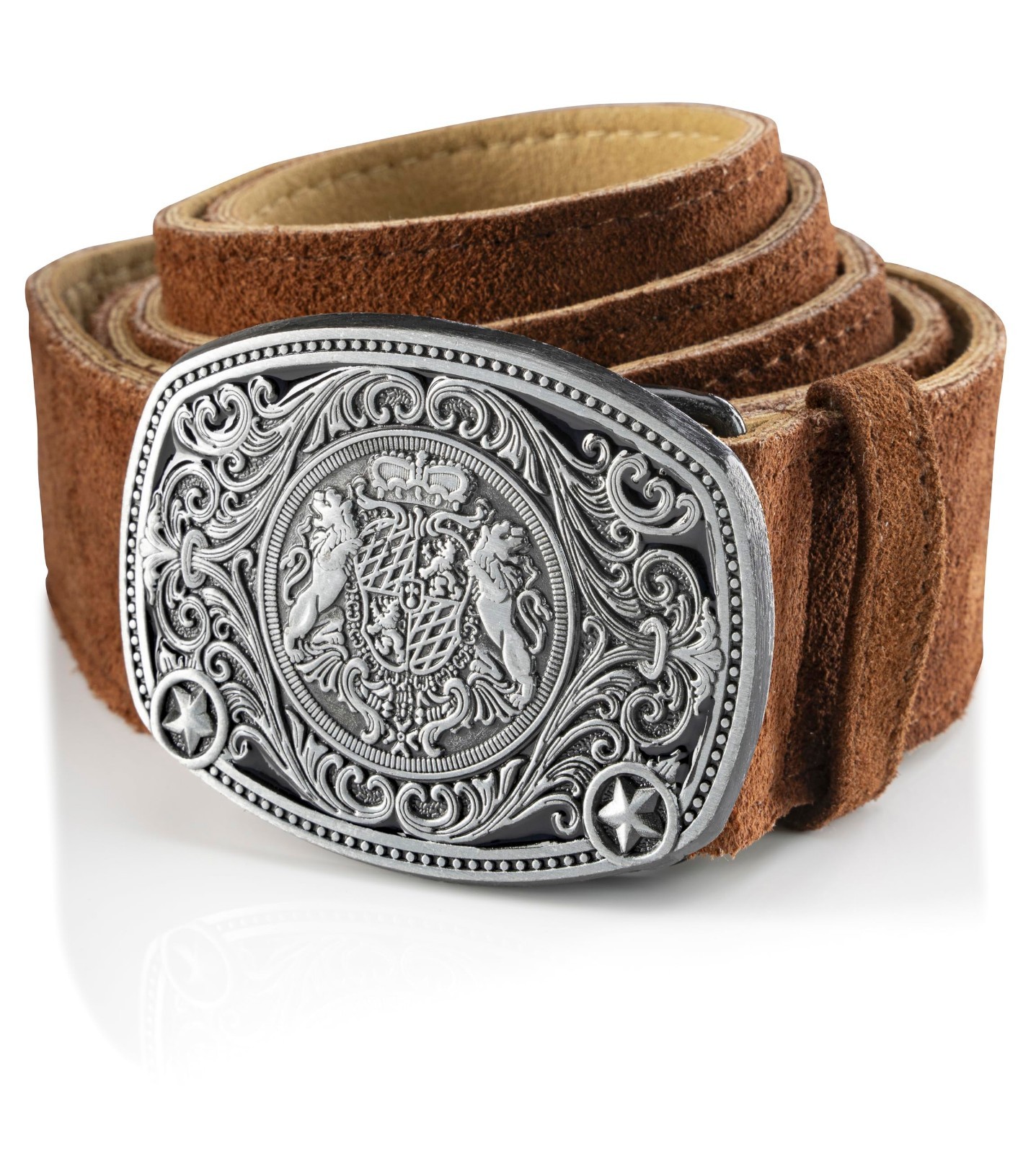 Traditional German Trachten Belt with Buckle for Lederhosen & Trousers – Oktober