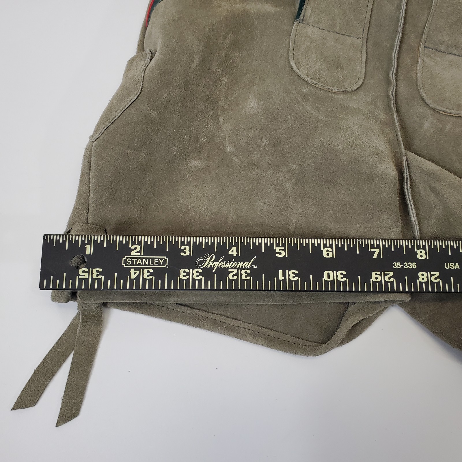 VTG German Lederhosen Child Suede Embroidered Tracht Oktoberfest 2T 4T