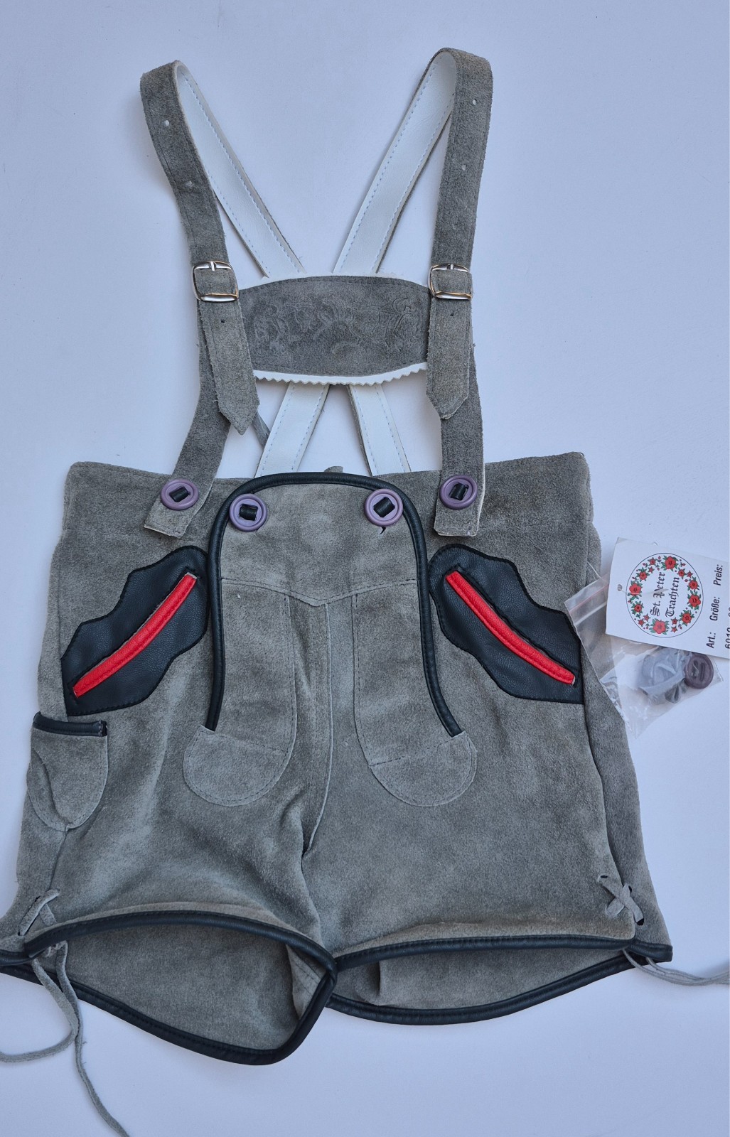 vintage St. Peter Trachten Bavarian lederhosen shorts for kids