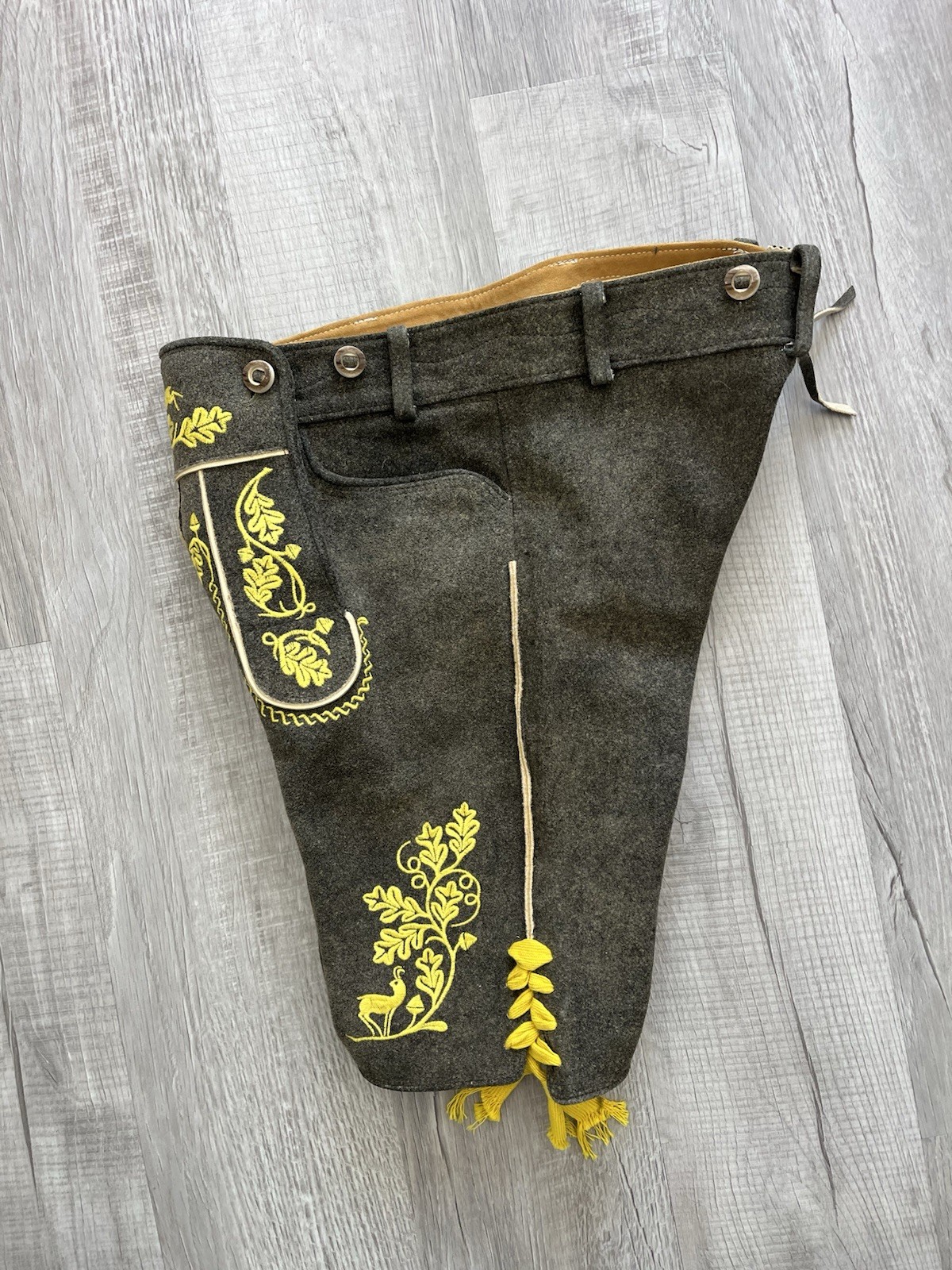 Da Lederhosen Kramer Deerskin Men’s (32 Waist, 50 Ger) Authentic Lederhosen