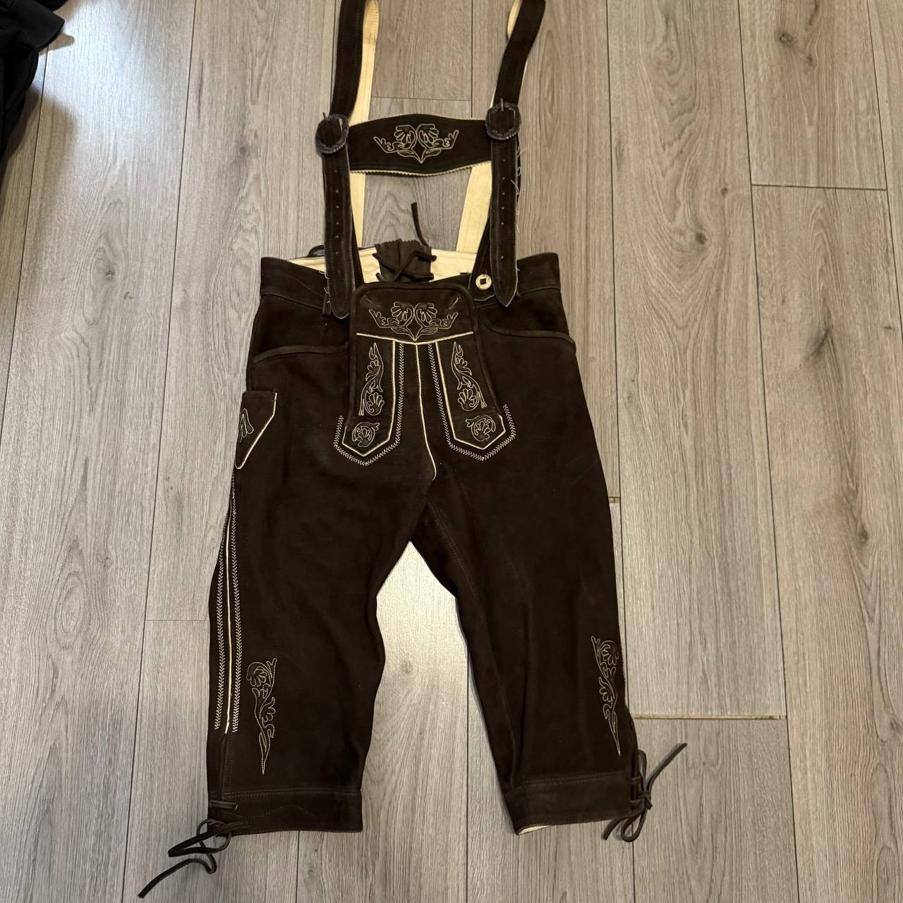 Kruger Buam Men’s Lederhosen Germany Traditional Model 910