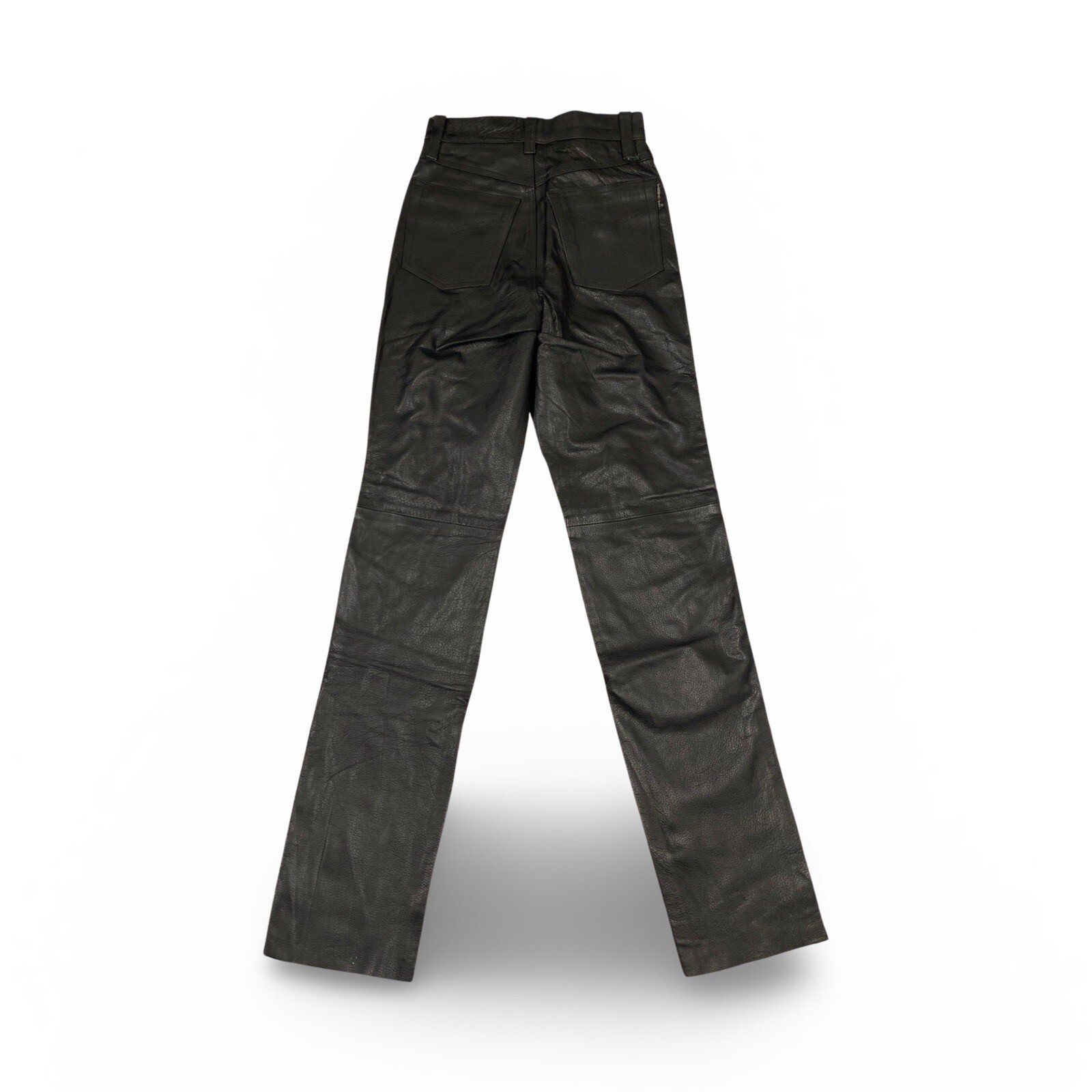 Herren Lederhose Echt Leder Hose Gr.26 Schwarz Sonderangebot Einzelstück