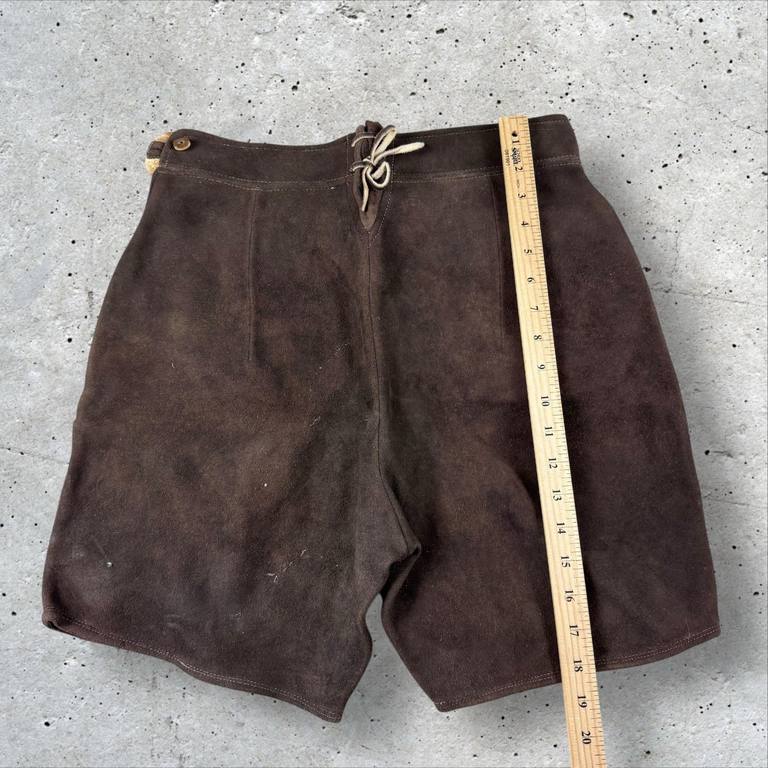 Vintage Authentic Bavarian Deerskin Lederhosen Fits Size 29 Oktoberfest