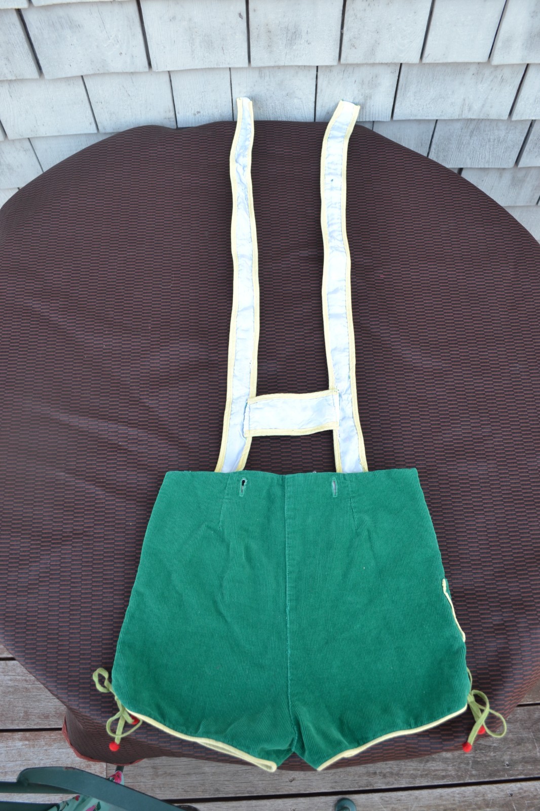 VTG Fabric Child’s Lederhosen Shorts made by Creazioni Angelo Alessandria