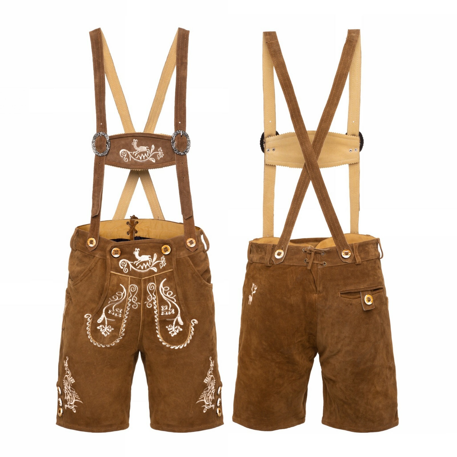 Octoberfest Party Outfit |Leather Lederhosen Shorts, Shirt & Socks|