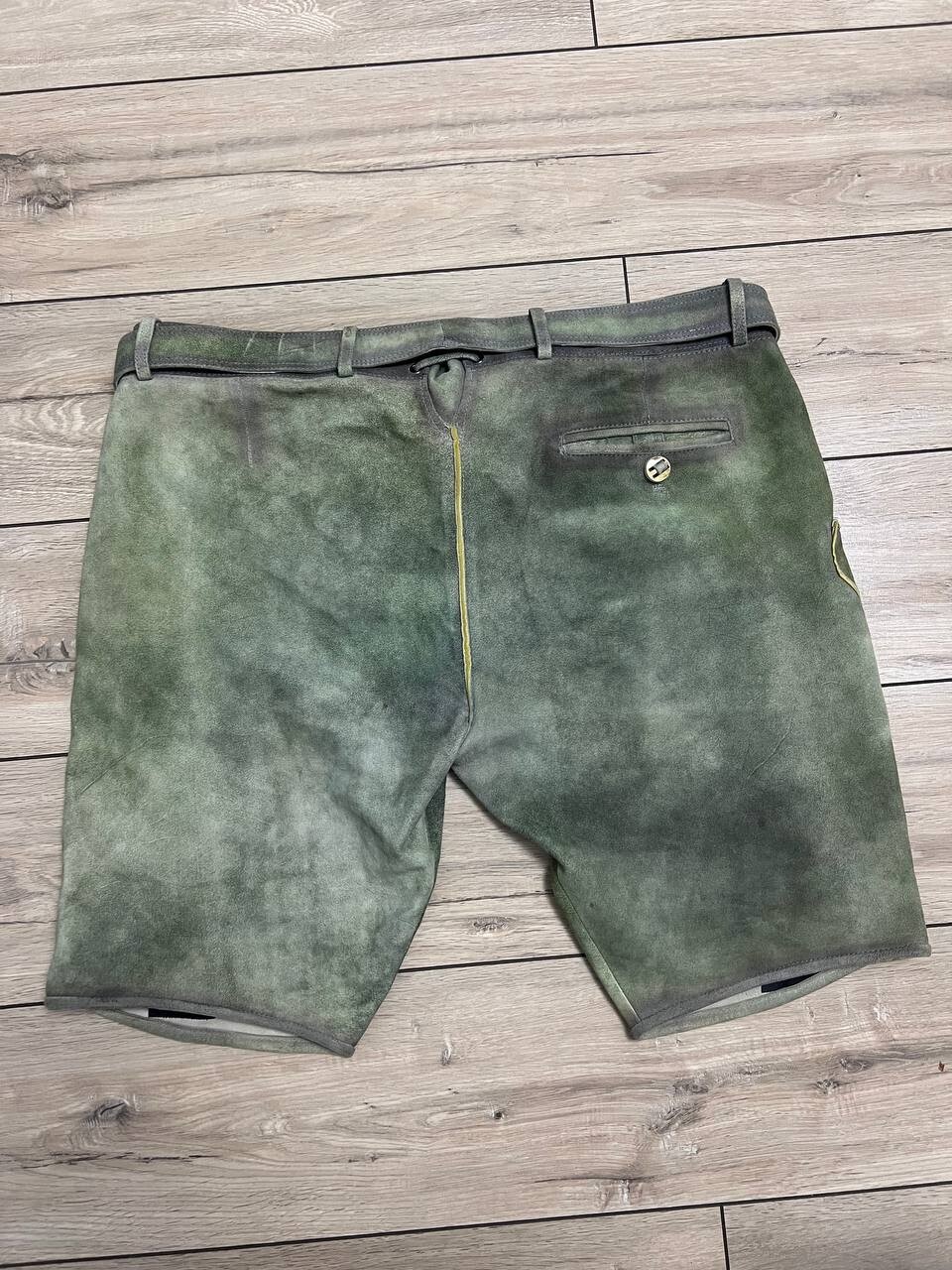 Men’s Hammerschmid leather National Loden Trachten shorts 41×11 in Oktoberfest