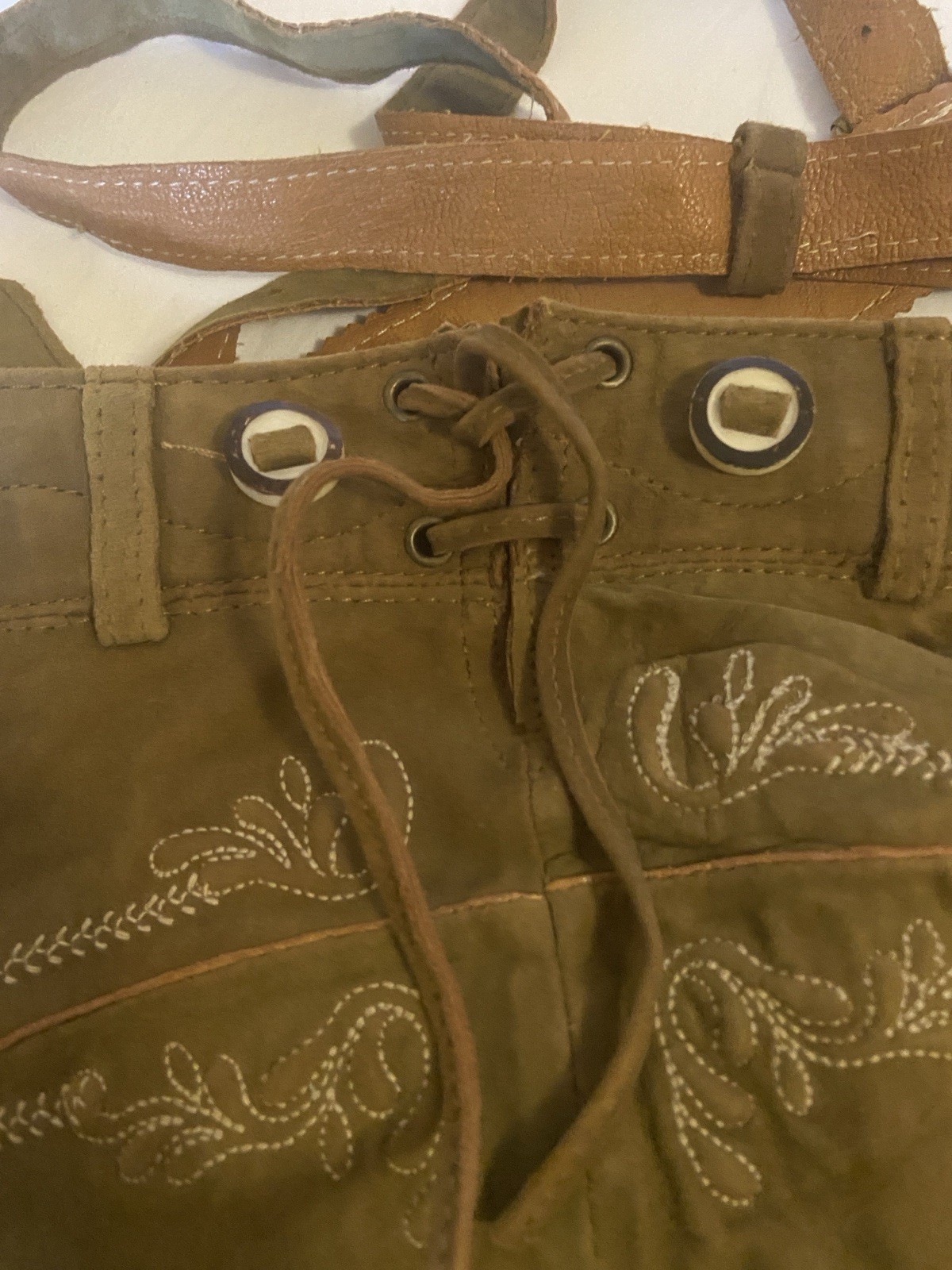 Vintage Lekra Country life Leather Boys German Lederhosen