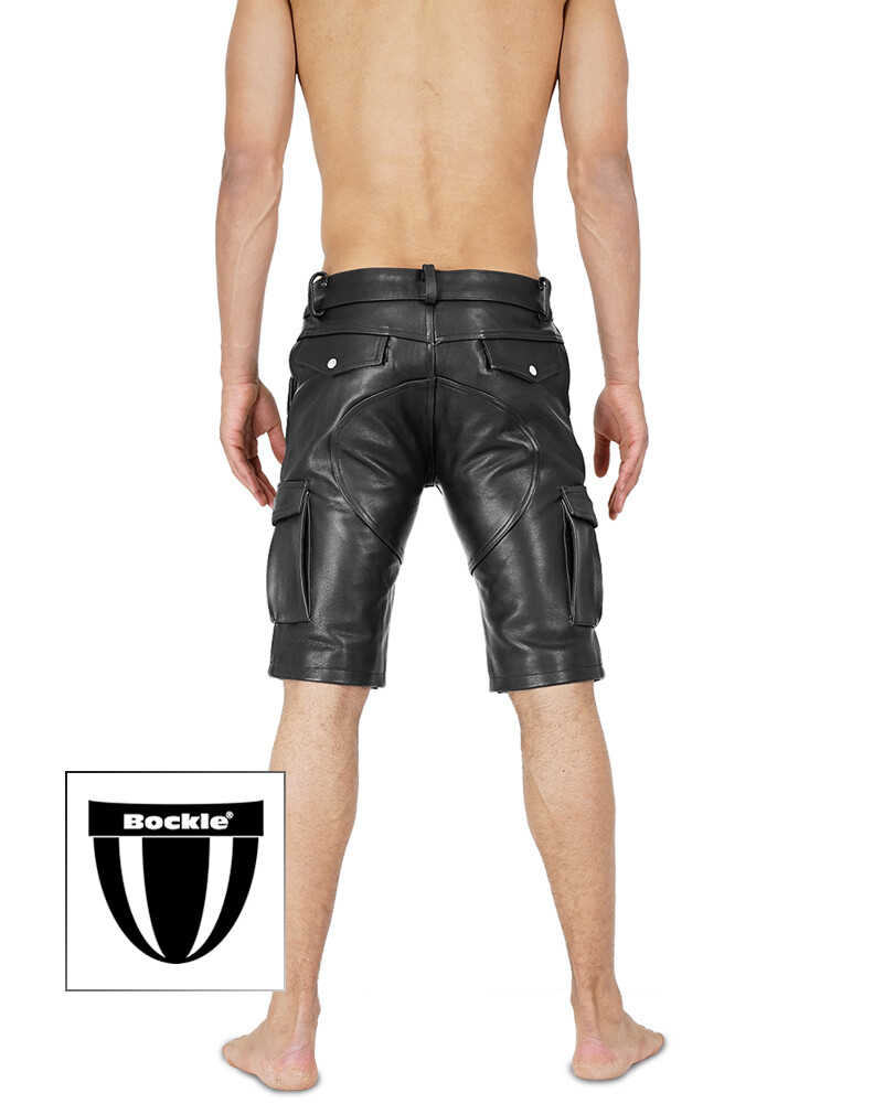 Bockle® BoB Cargo Leather Shorts Short Leather Pants Men’s Thick Leather BOCKLEDER.DE