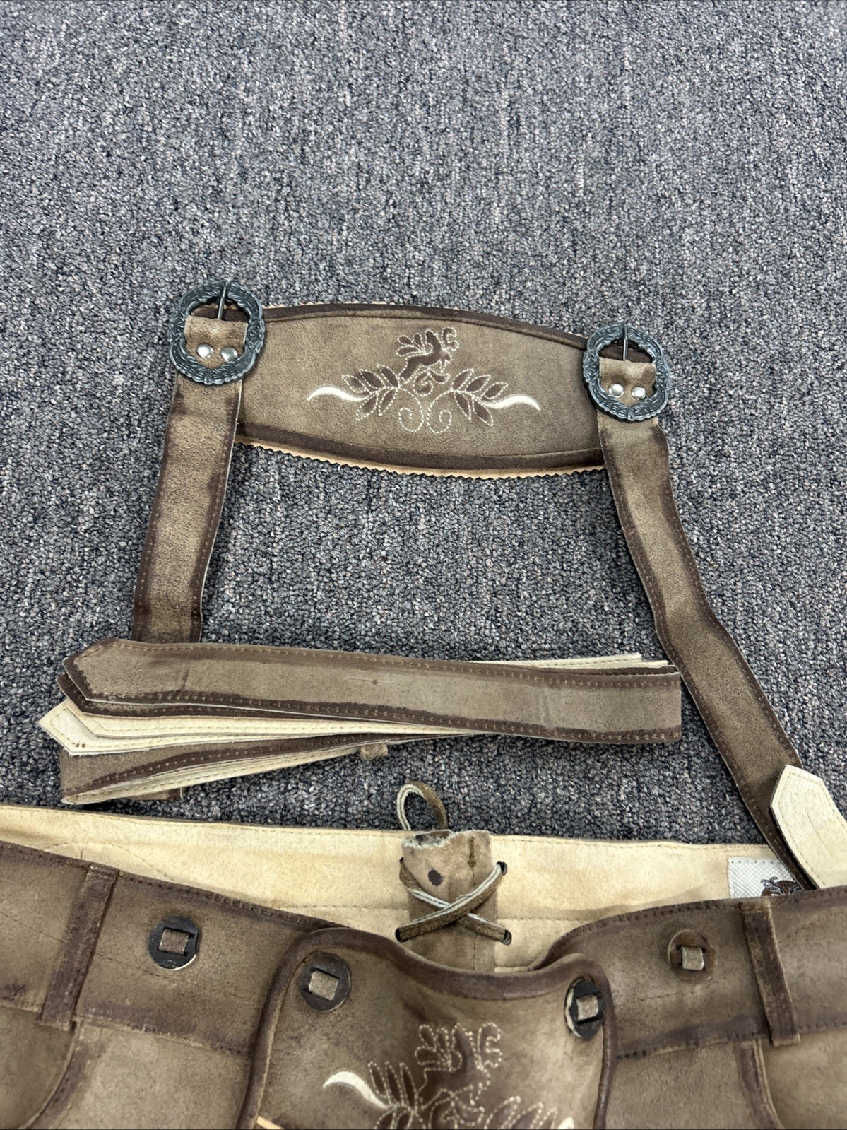 lederhosen Store men leather Shorts Bavarian Classic 58 EU 41-42 Uk/US