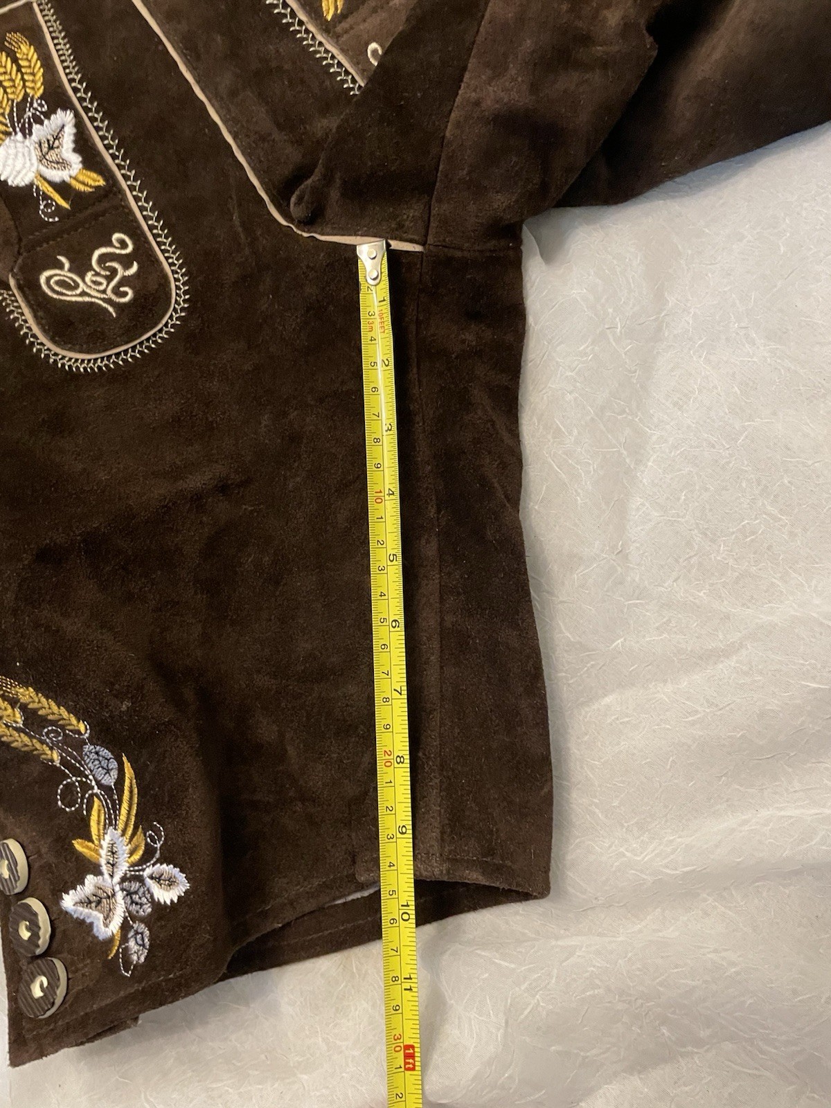 Oktoberfest Lederhosen – Authentic Bavarian Lederhosen-Suede Leather US 36 EU 52