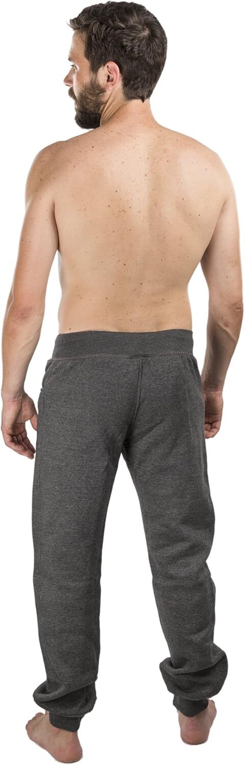 Schöneberger Trachten Couture Lederhosen Men Sweatpants Long Small, Dark Grey