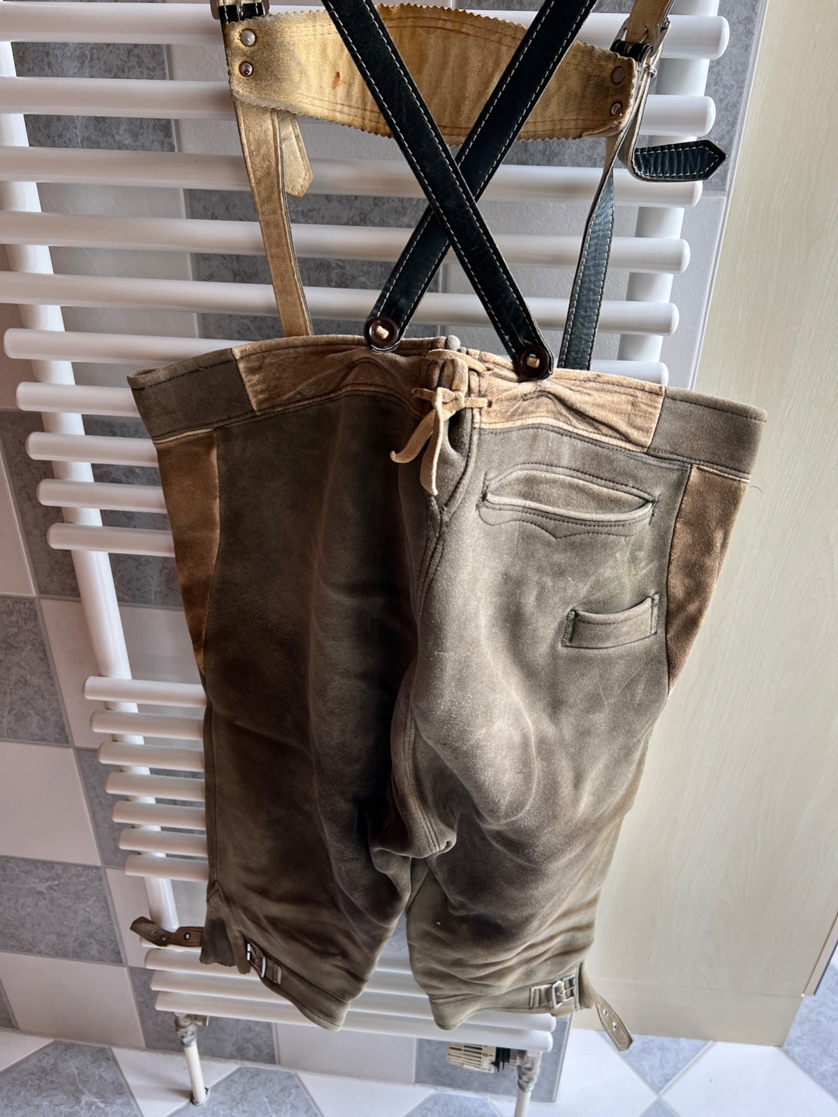 Genuine Bavarian Traditions Deerskin Trousers Lederhosen Oktoberfest Size 50