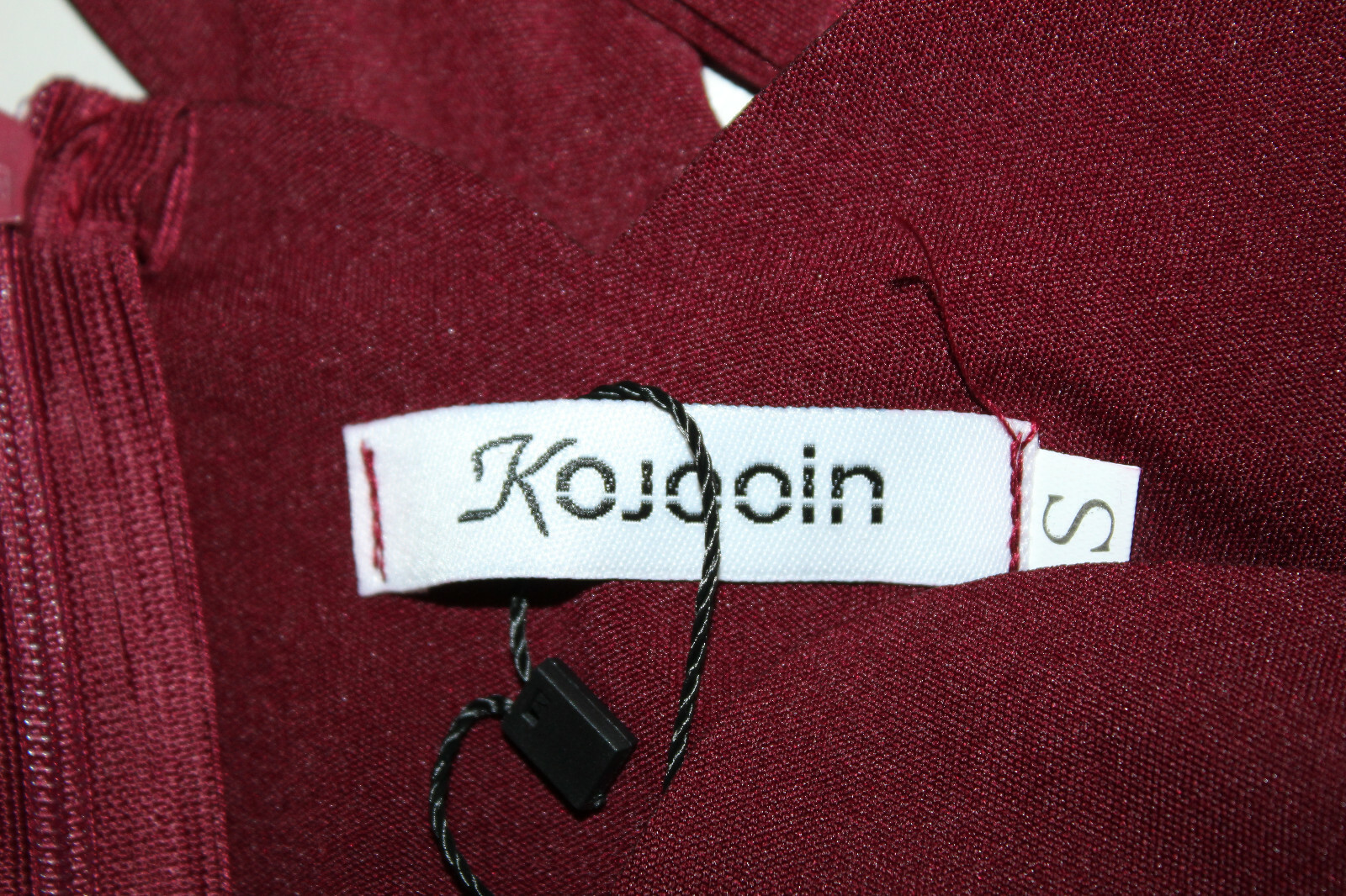 Women’s dress, Kojooin size S, red, 3/4 sleeve (F680-R38)