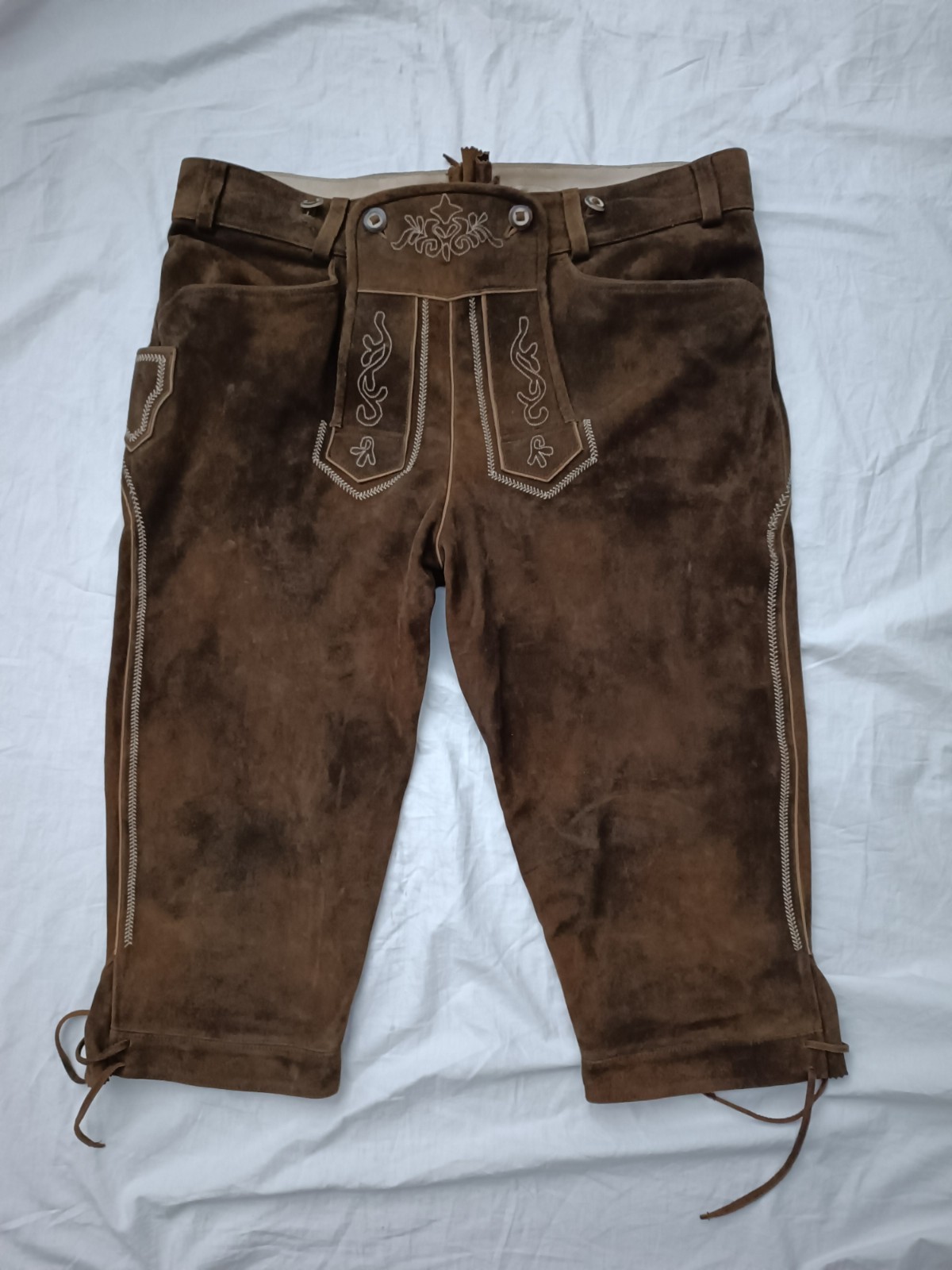 Spieth & Wensky Lederhosen 56 XL Suede Leather Trouser Oktoberfest Trachten