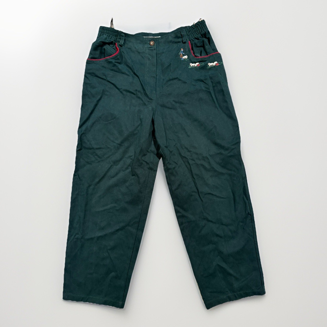 Alphorn costume trousers W31 L30 jeans Alphorn pants green costume size 44