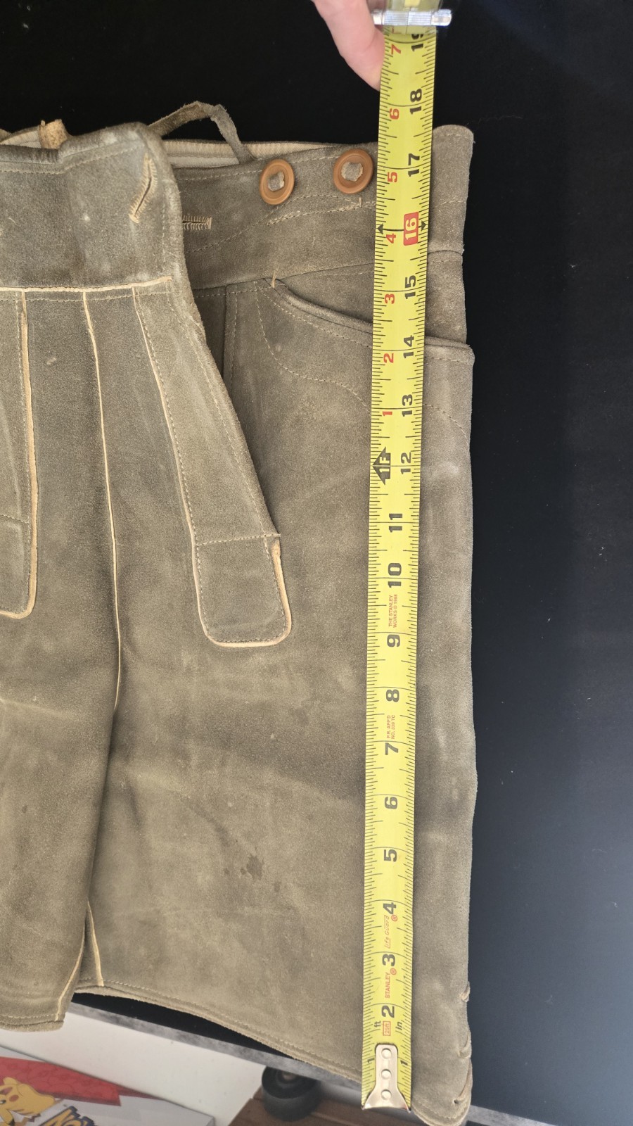 Lederhosen, thick leather material, Authentic