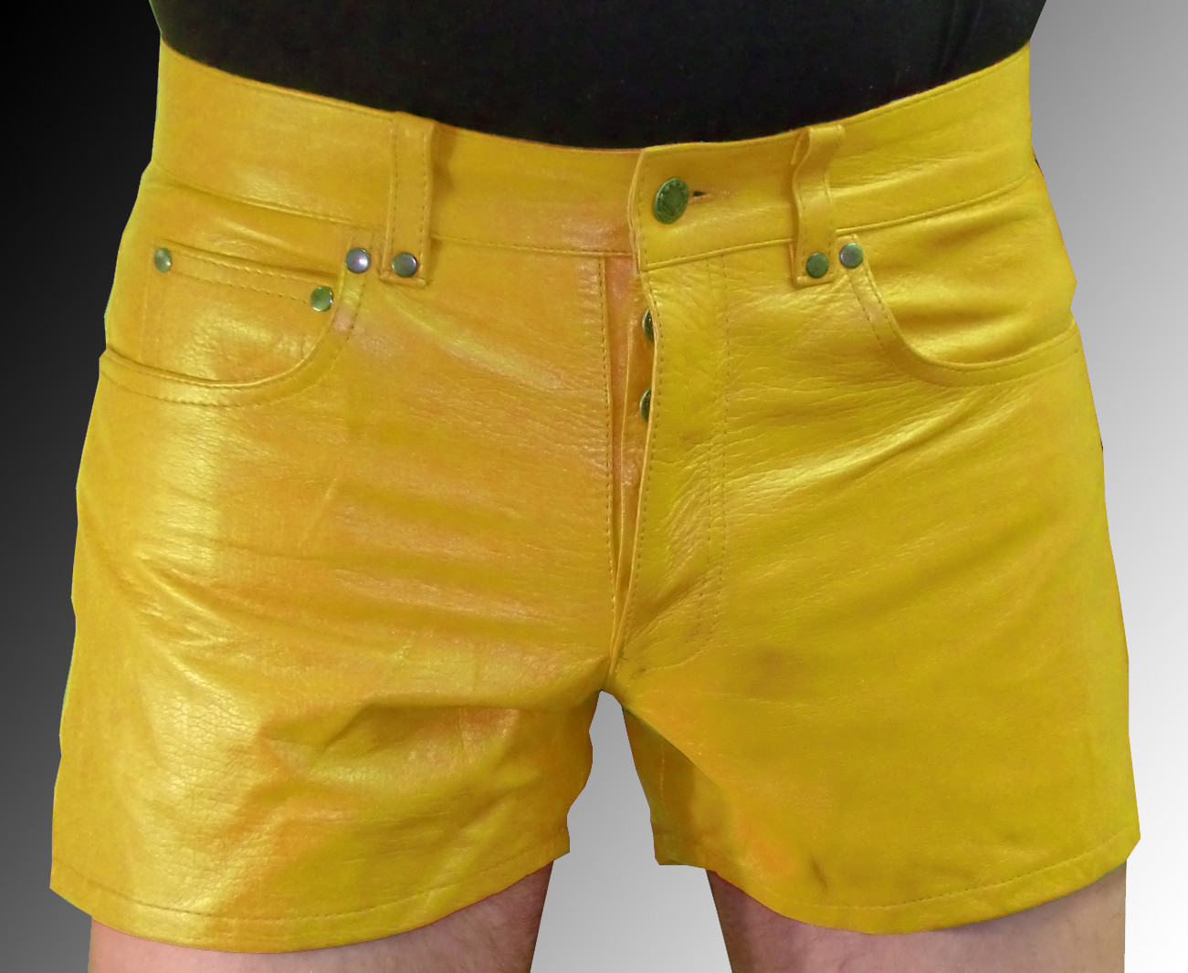 Lederhosen short leather shorts shorts leather new gray yellow brown leather shorts Cuir