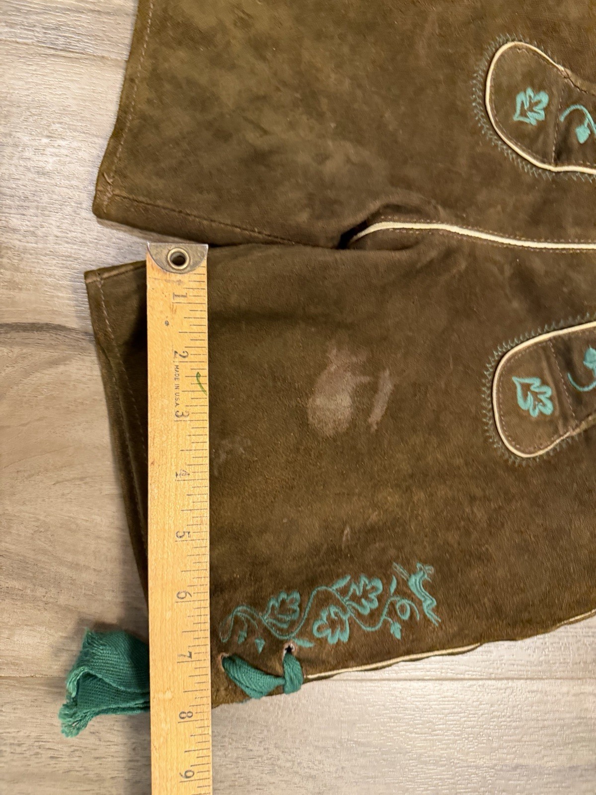 Genuine Deer Suede Leather Steindl Mens Lederhosen From Germany 140 /US 26 S