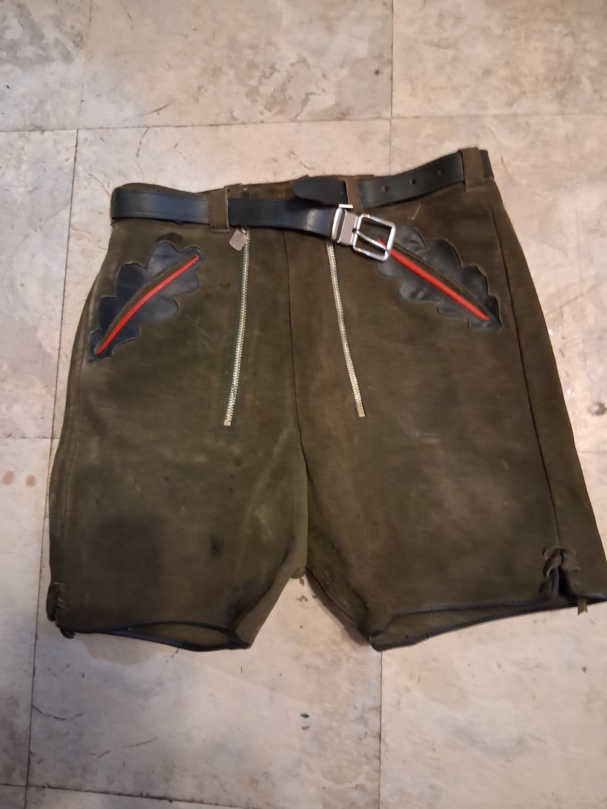 Vintage 1960’s Boys Leather Lederhosen from Germany