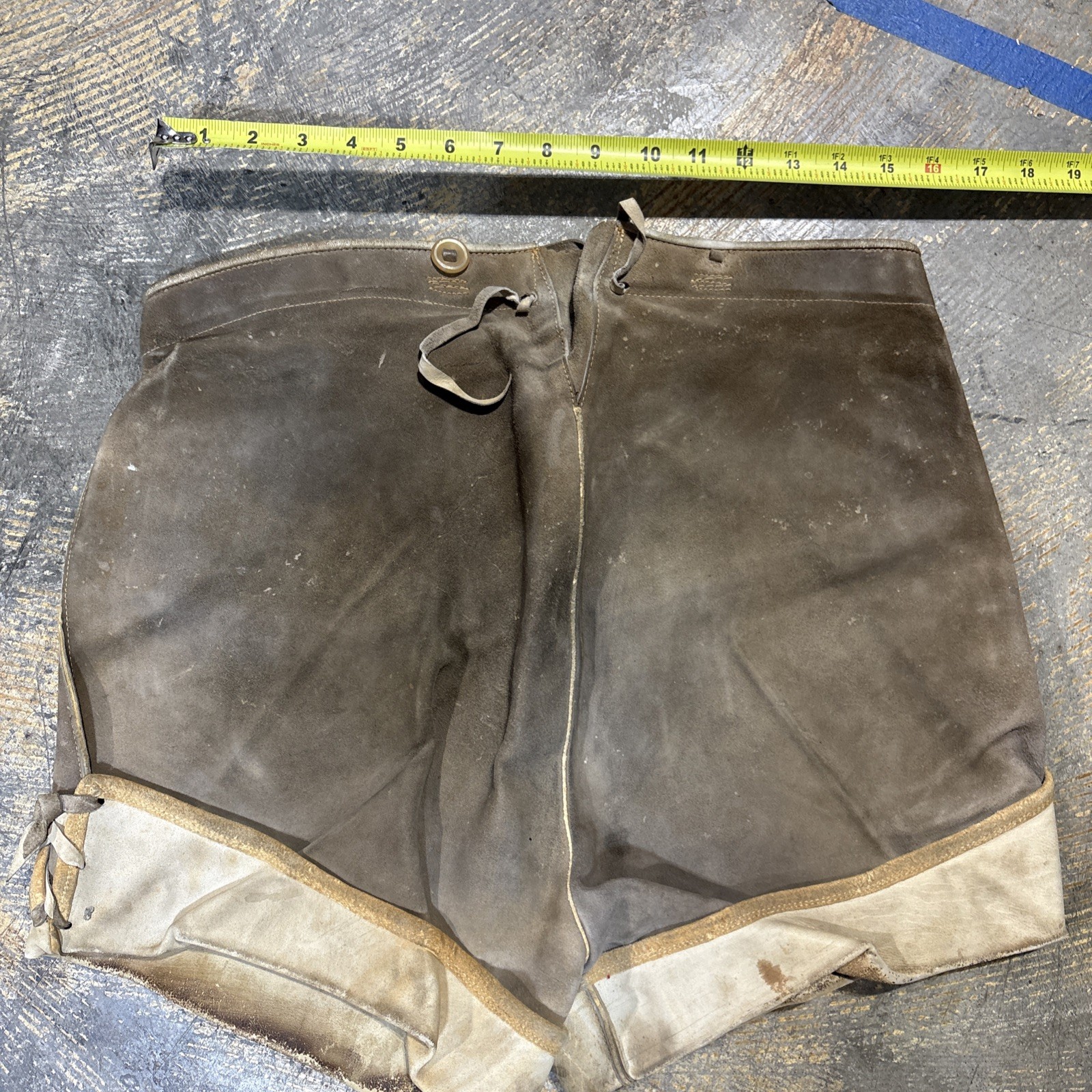 Vintage Pair of Pre Owned Lederhosen Distressed Look