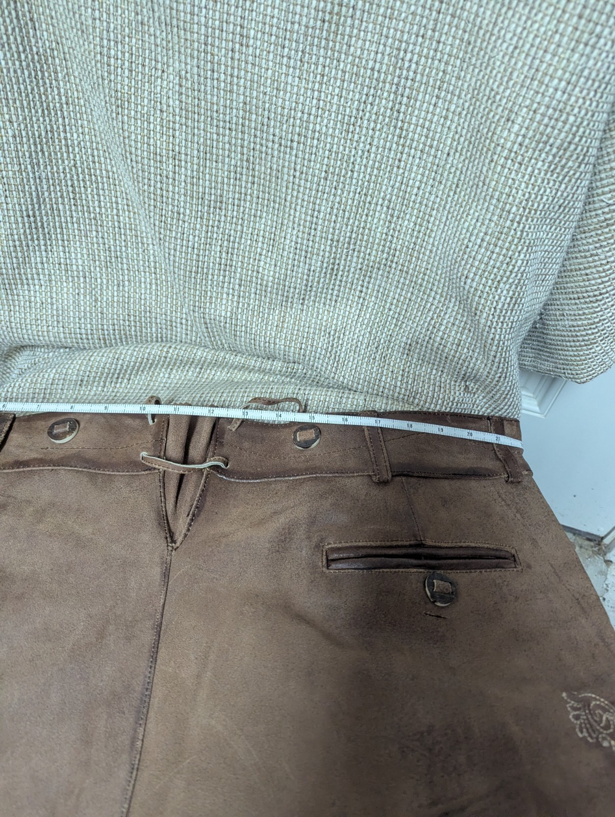 Lederhosen Store | Oktoberfest Bavarian Short Lederhosen Men. Size 58. READ!!!