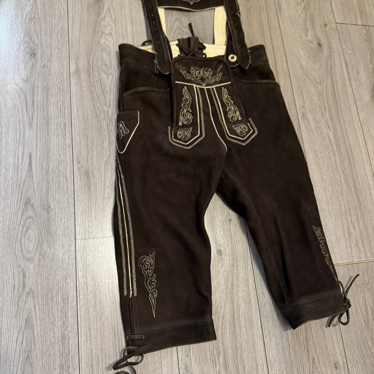 Kruger Buam Men’s Lederhosen Germany Traditional Model 910