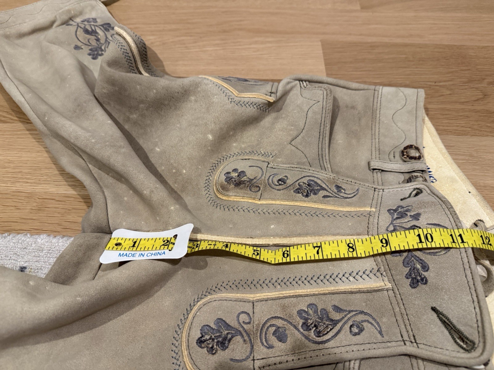 NWT Meindl Angermaier Men’s Lederhosen Trachten Brown Leather