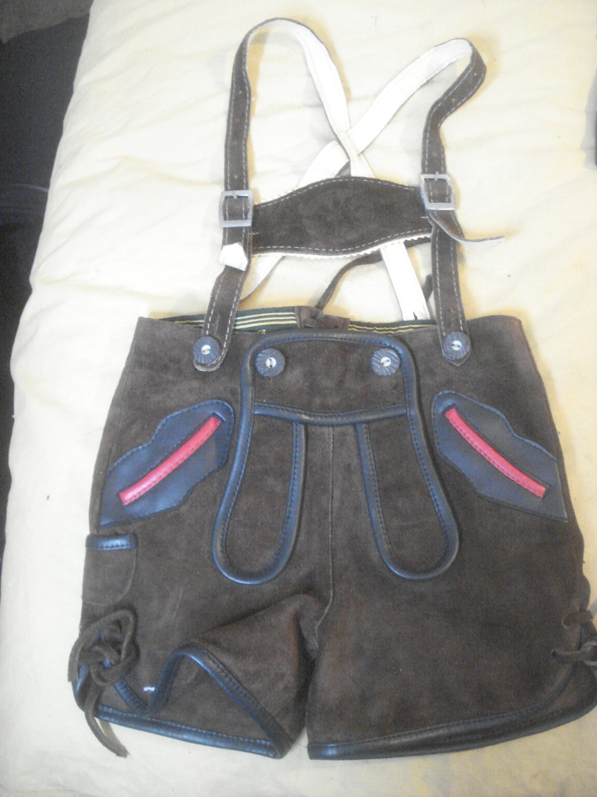 Alpen Kitz Austrian Made Lederhosen, Childrens S (waist 20″) Never Worn!