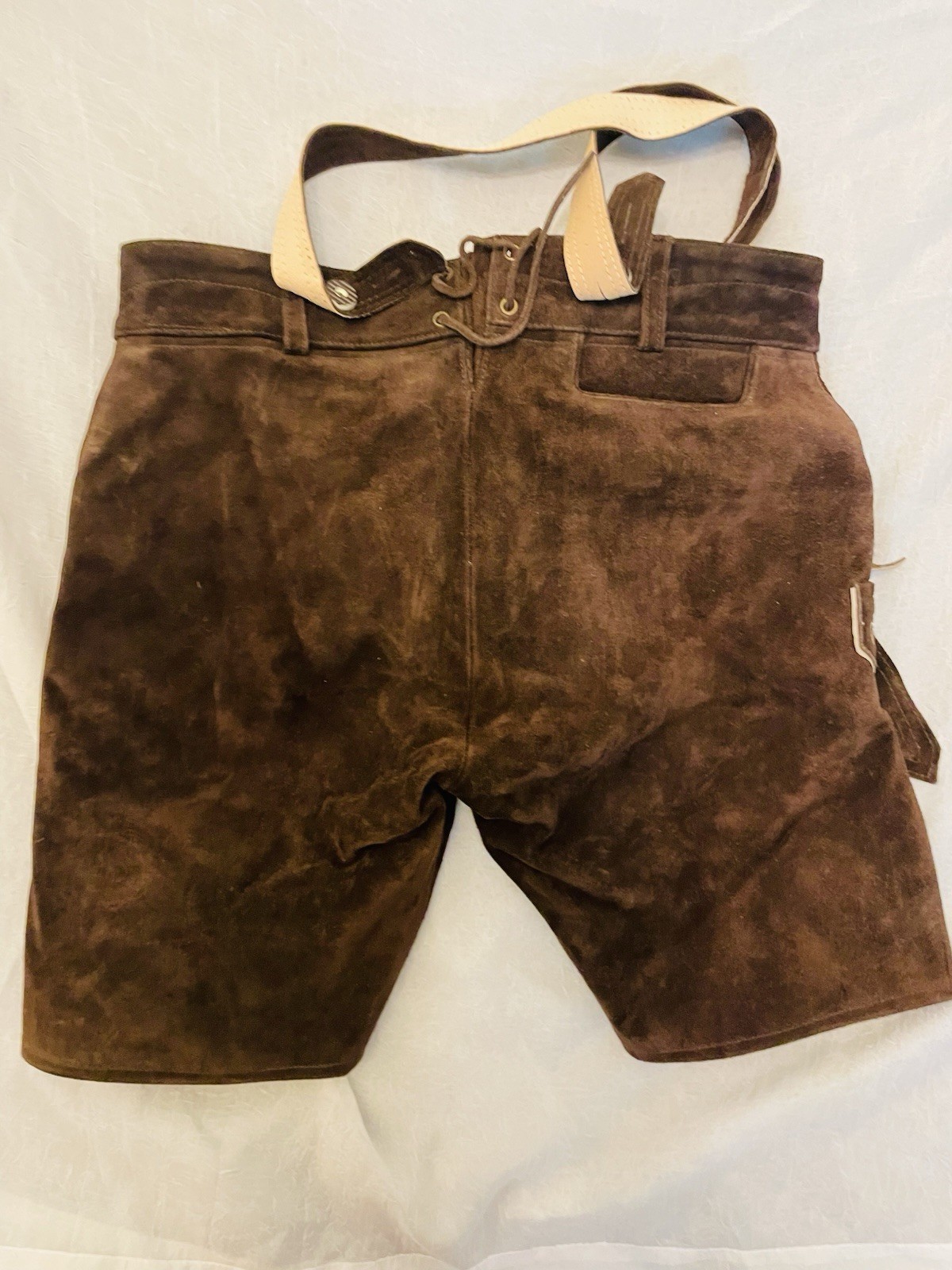 Oktoberfest Lederhosen – Authentic Bavarian Lederhosen-Suede Leather US 36 EU 52