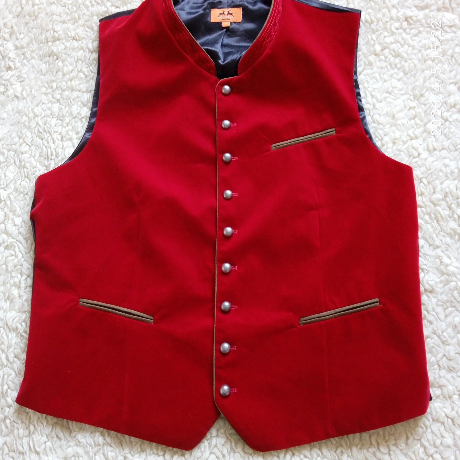 COUNTRY MADDOX TYROL OKTOBERFEST DIRNDL MEN’S sleeveless jacket SIZE 58