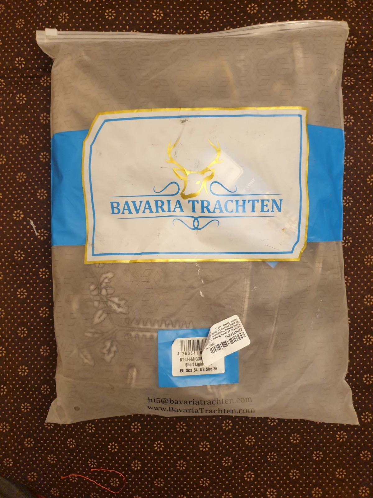 NEW German Oktoberfest Bavarian Mens Trachten Lederhosen Pants Size 36