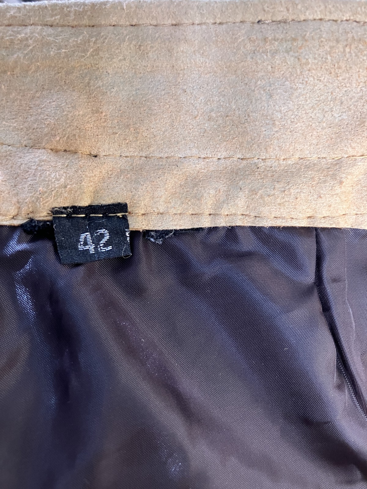 Schöneberger Trachten Couture Men’s Lederhosen Leather Shorts Brown Size 42