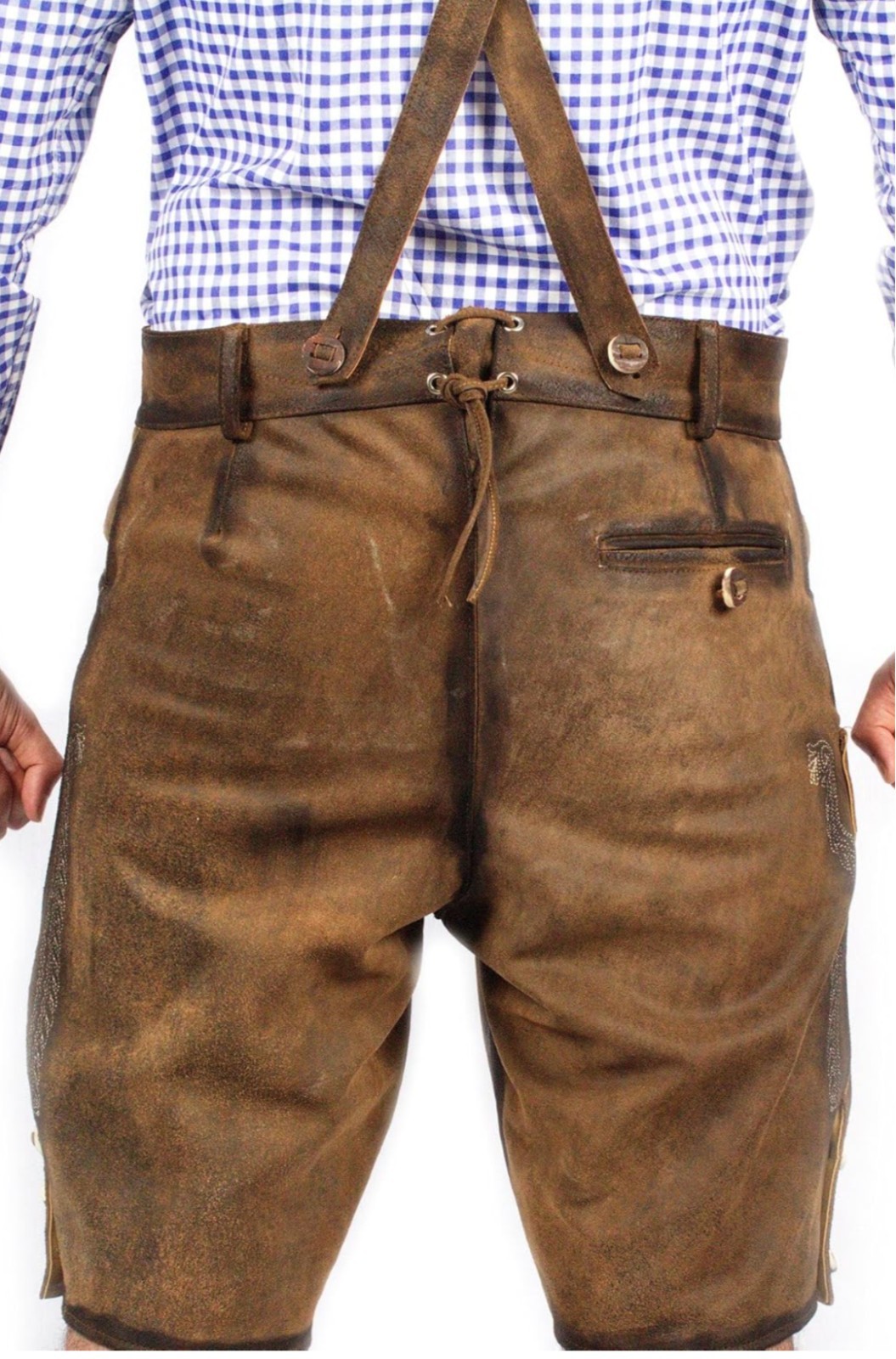 Lederhosen Store | Oktoberfest Bavarian Short Lederhosen Men. Size 58. READ!!!
