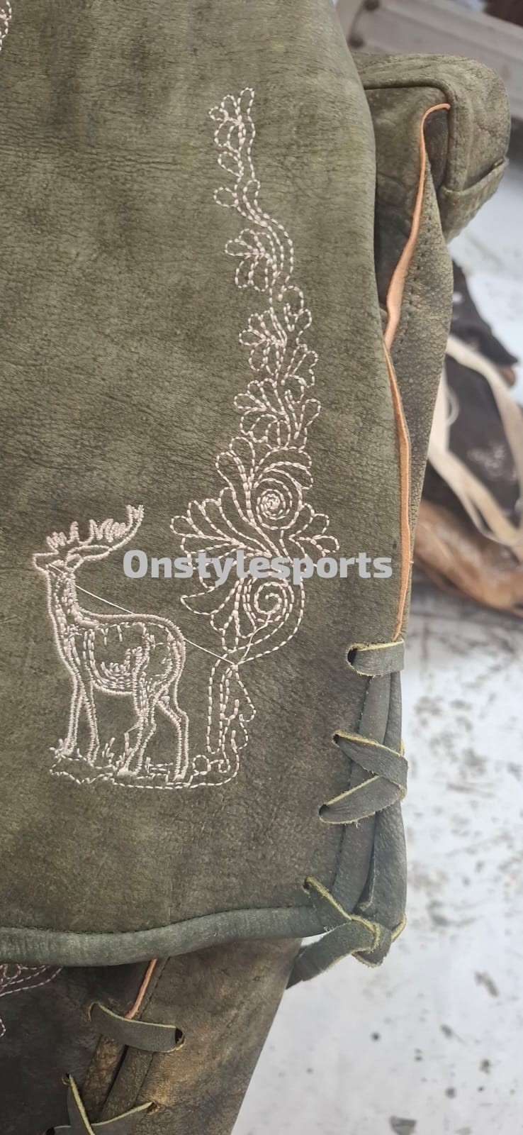 Authentic Bavarian Lederhosen – Genuine Suede Leather Shorts Custom Colors & Siz
