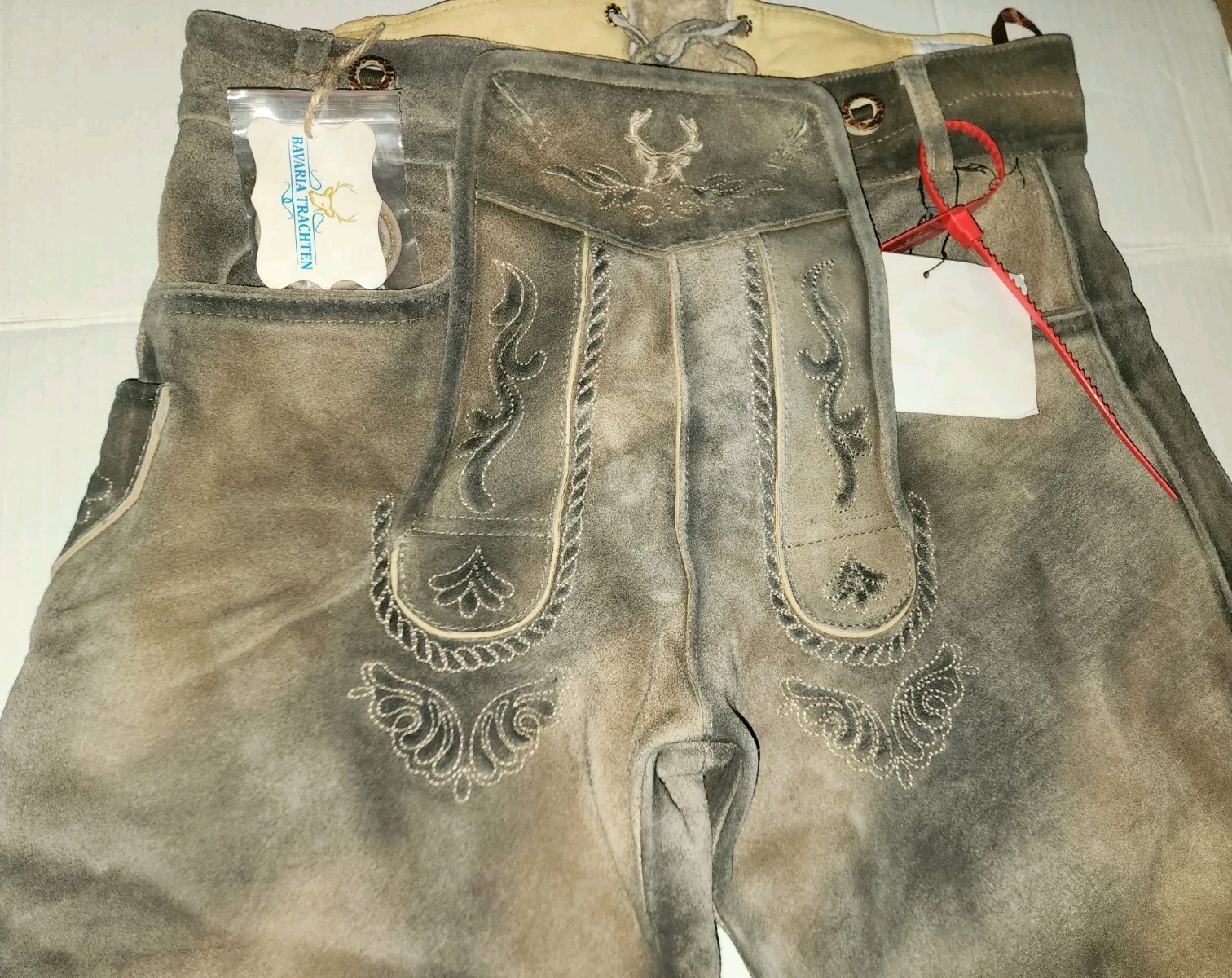NEW Bavaria Trachten Lederhosen Size: 28