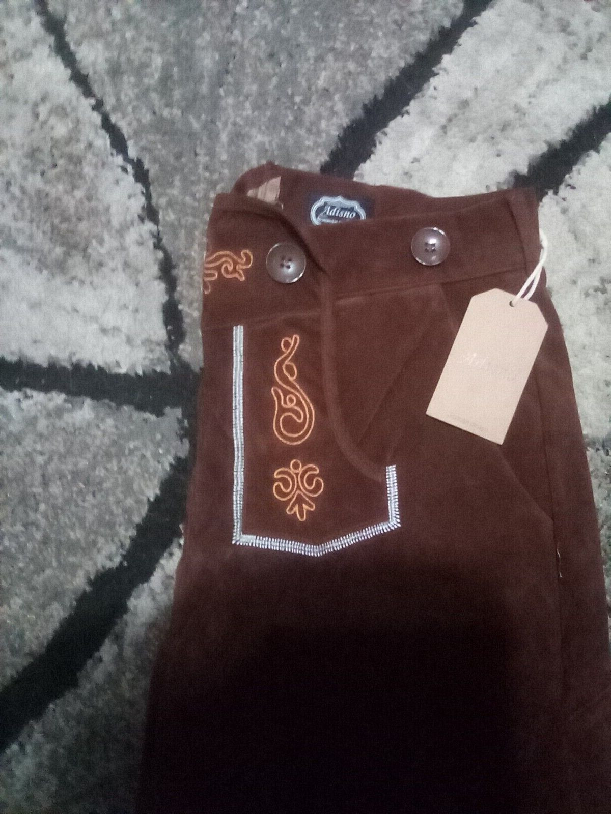 Adisno German Designed Lederhosen Pants Size S Brand New Perfect for Oktoberfest