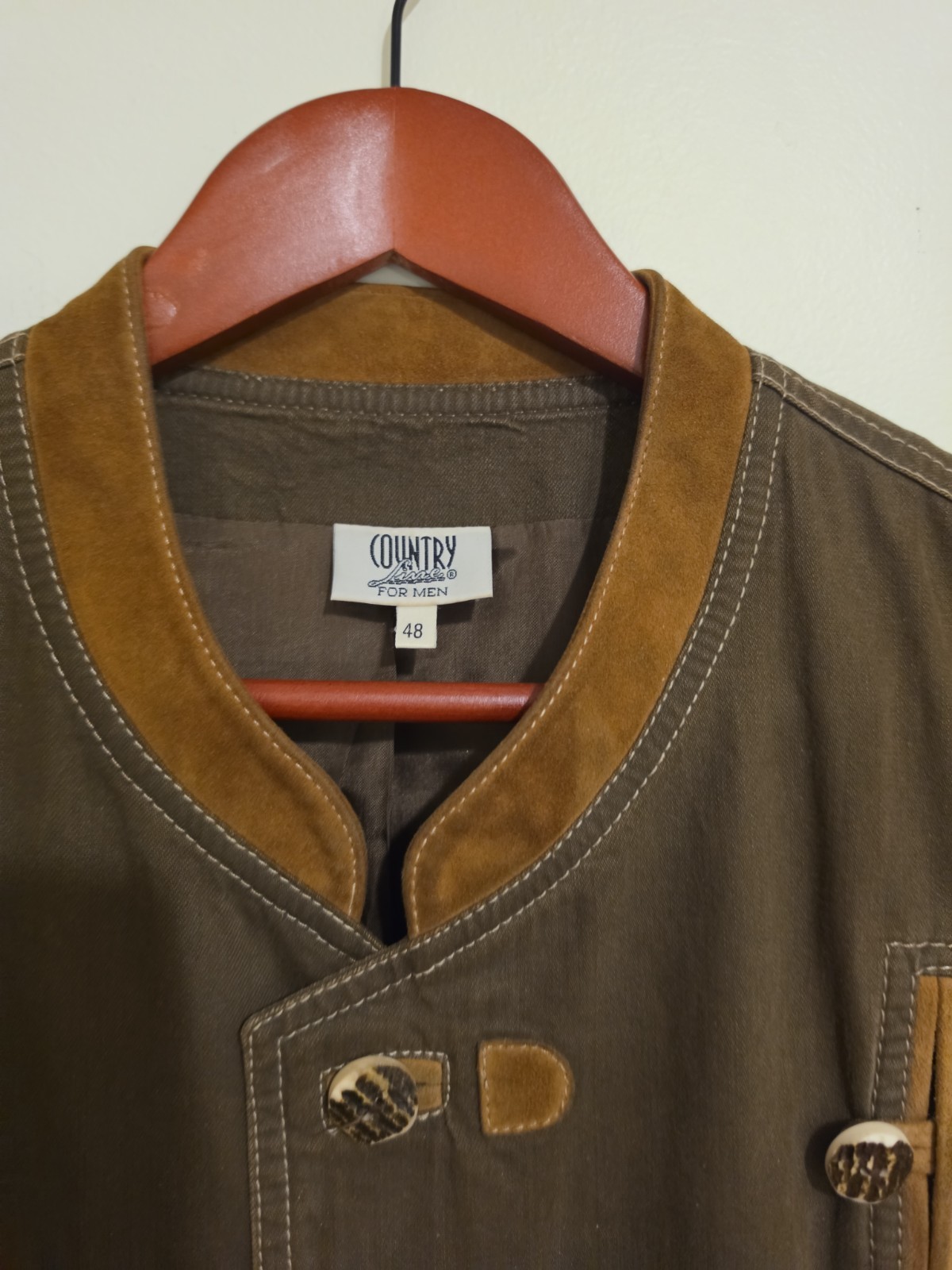 Vintage Country Line German Trachtenweste Traditional Vest Men’s Sz 48 US Sm/med