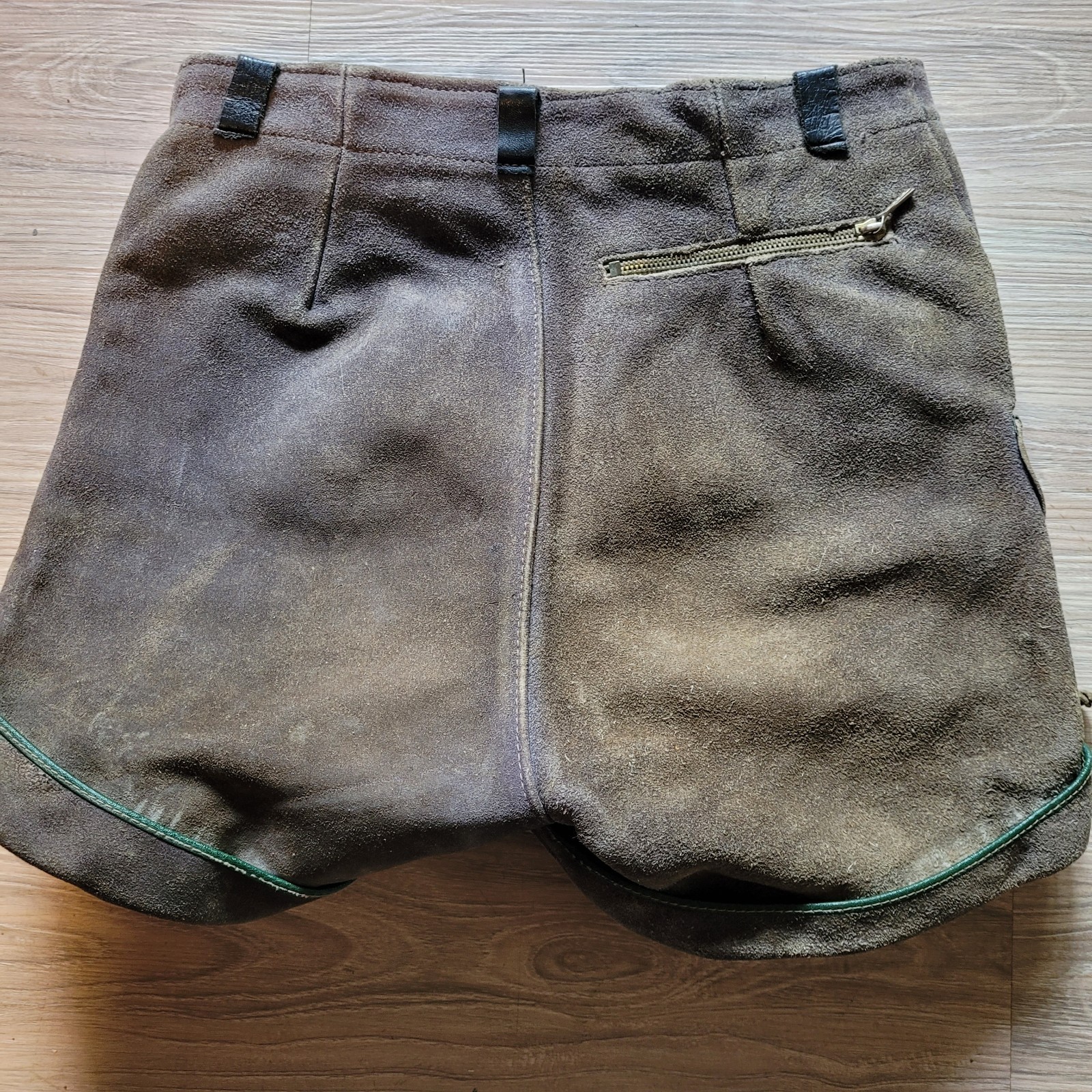 German Suede Shorts, Lederhosen Vintage