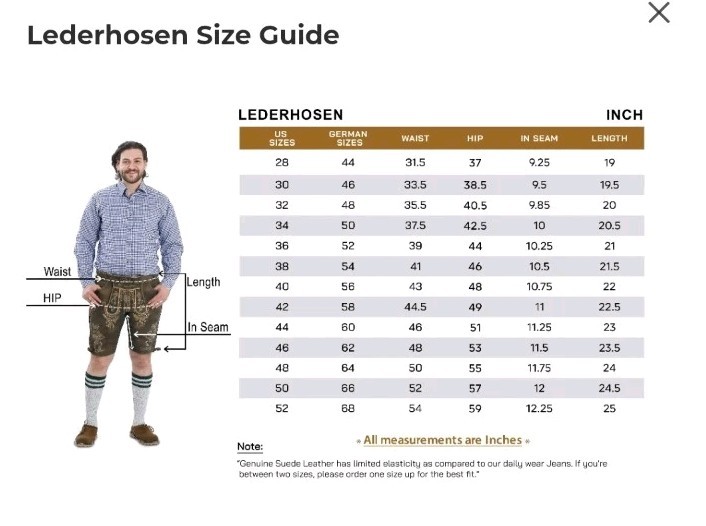 Oktoberfest Bavarian Mens Lederhosen Green Deer Motifs Shorts w/Suspenders Sz 52
