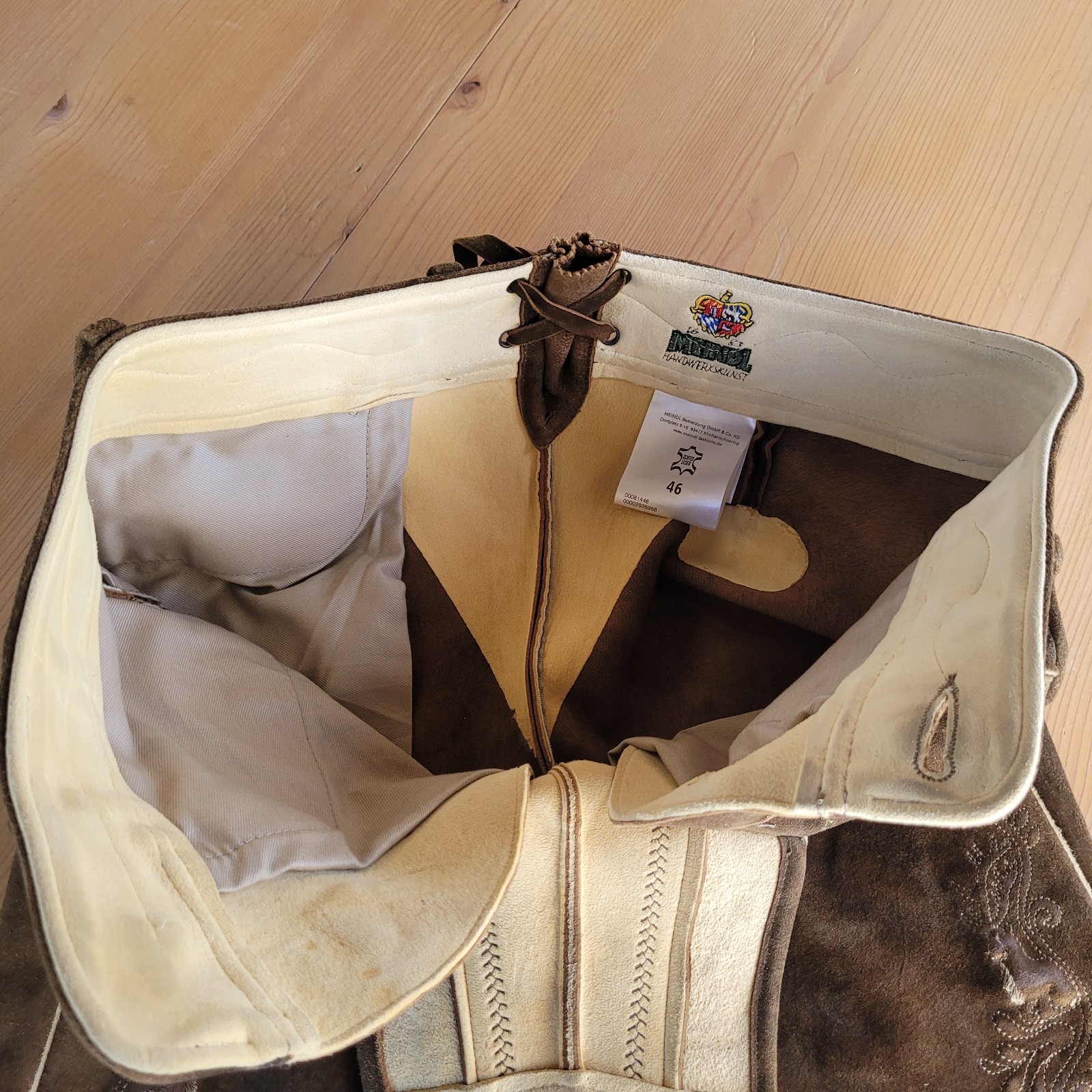 Meindl Lederhosen Lampoding, 46, unworn!