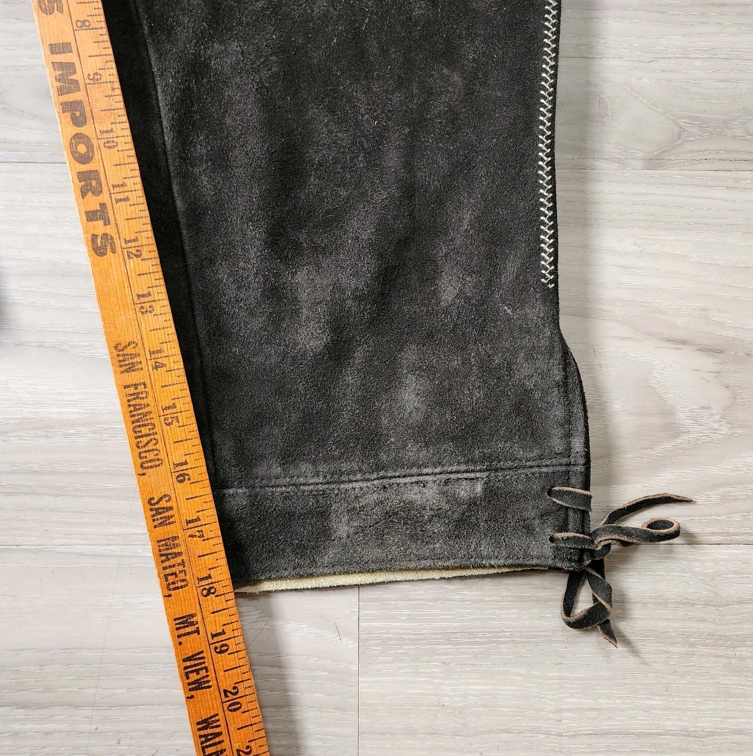 Gweih & Silk Lederhosen EU 50 (Medium) Suede Knee Length Suspenders Oktoberfest