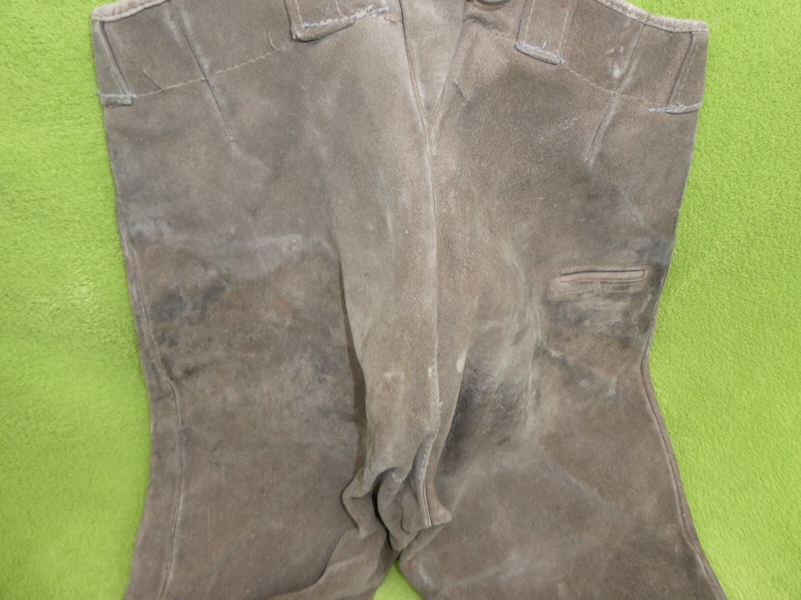 Old children’s costume leather pants knee band leather pants No. 95